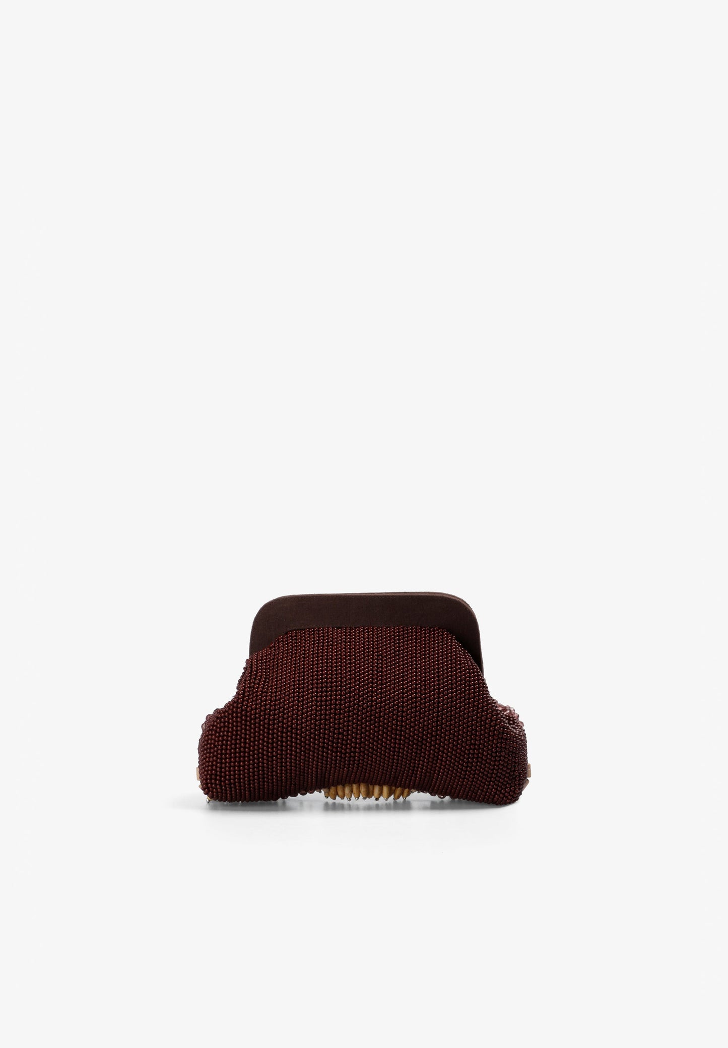 CLUTCH MIT HOLZPERLEN