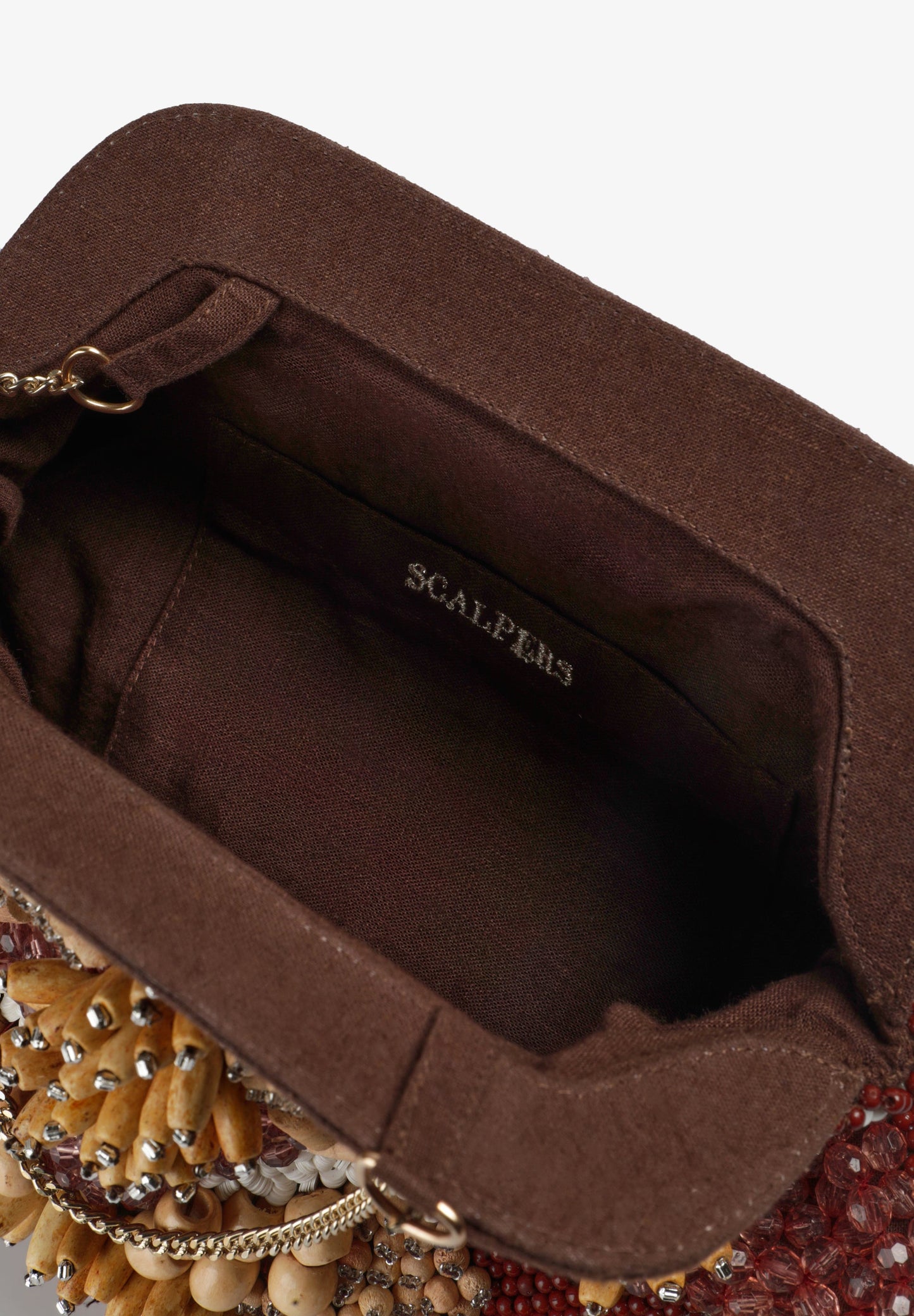 CLUTCH MIT HOLZPERLEN