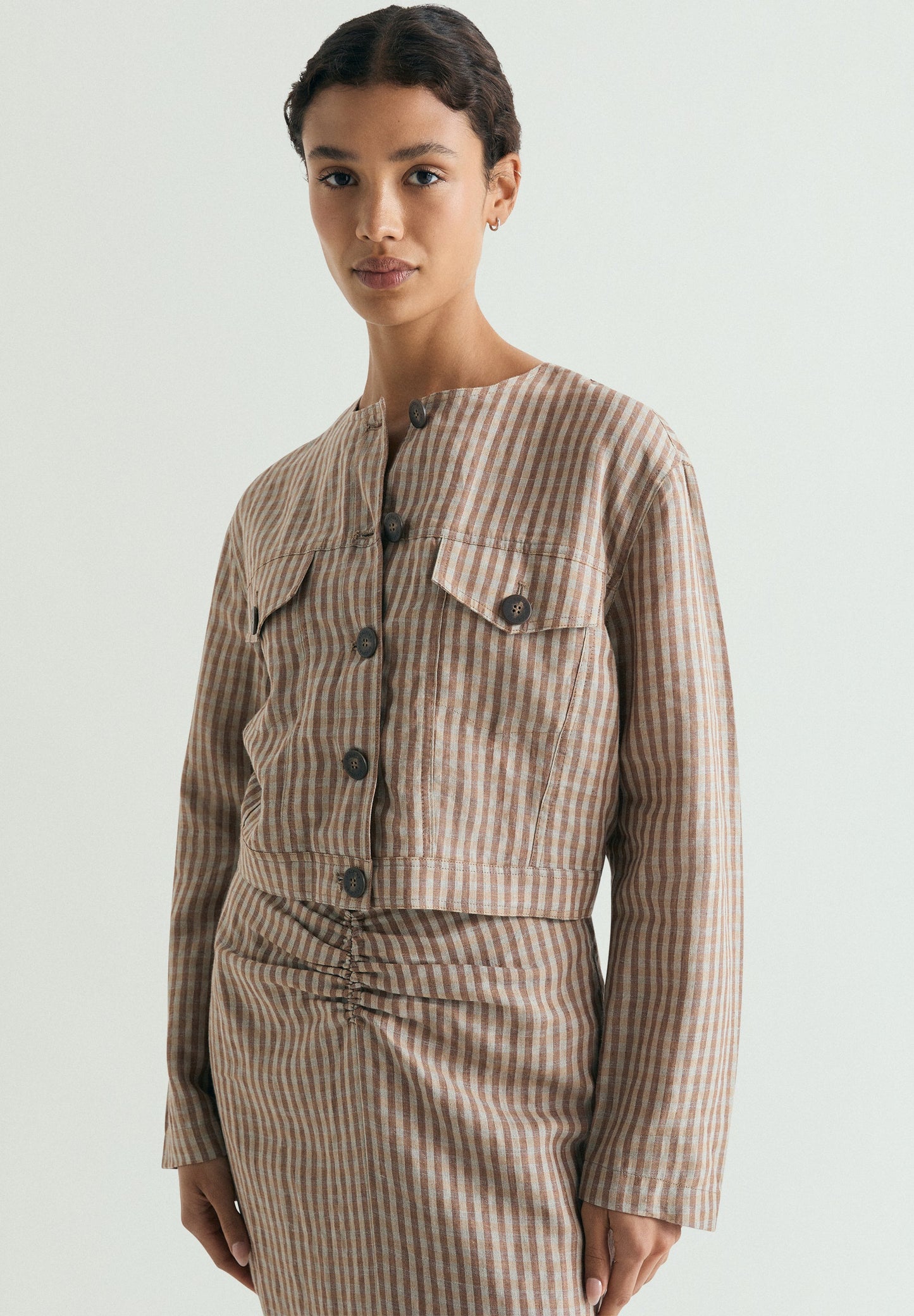 GIACCA IN LINO VICHY