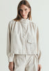 RUSTIC PUFF SLEEVE JACKET