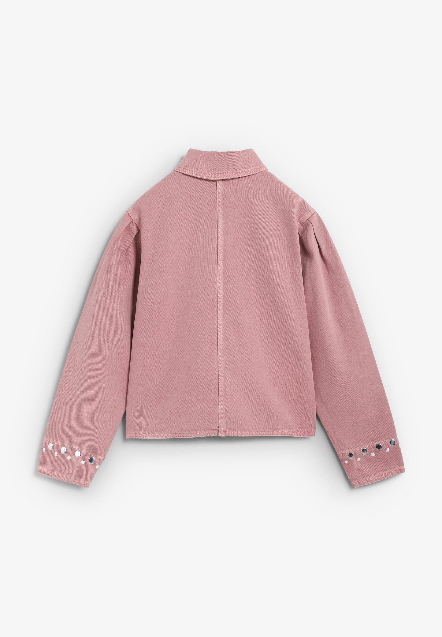 DENIM-CARDIGAN MIT NIETEN