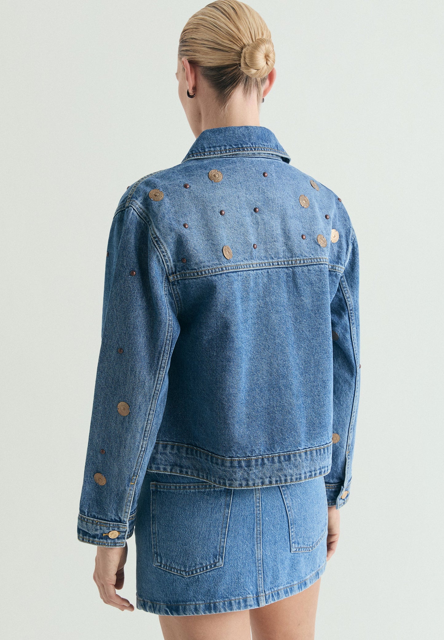 STUDDED DENIM JACKET