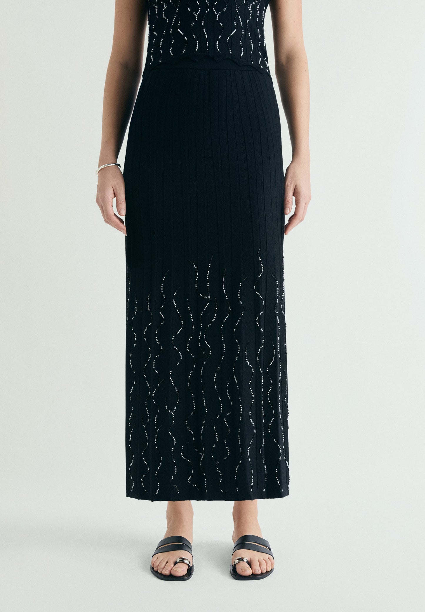 SCBEADS KNIT SKIRT