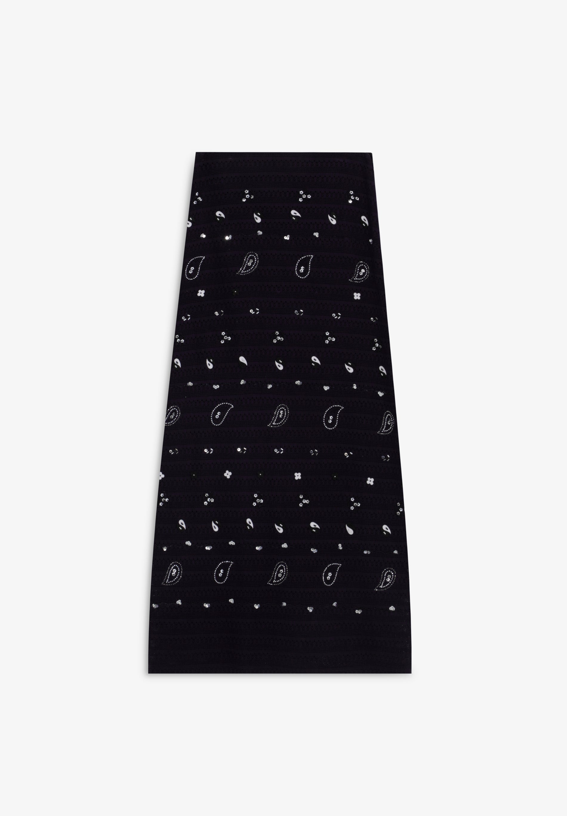 KNIT MIDI SKIRT WITH BEADS