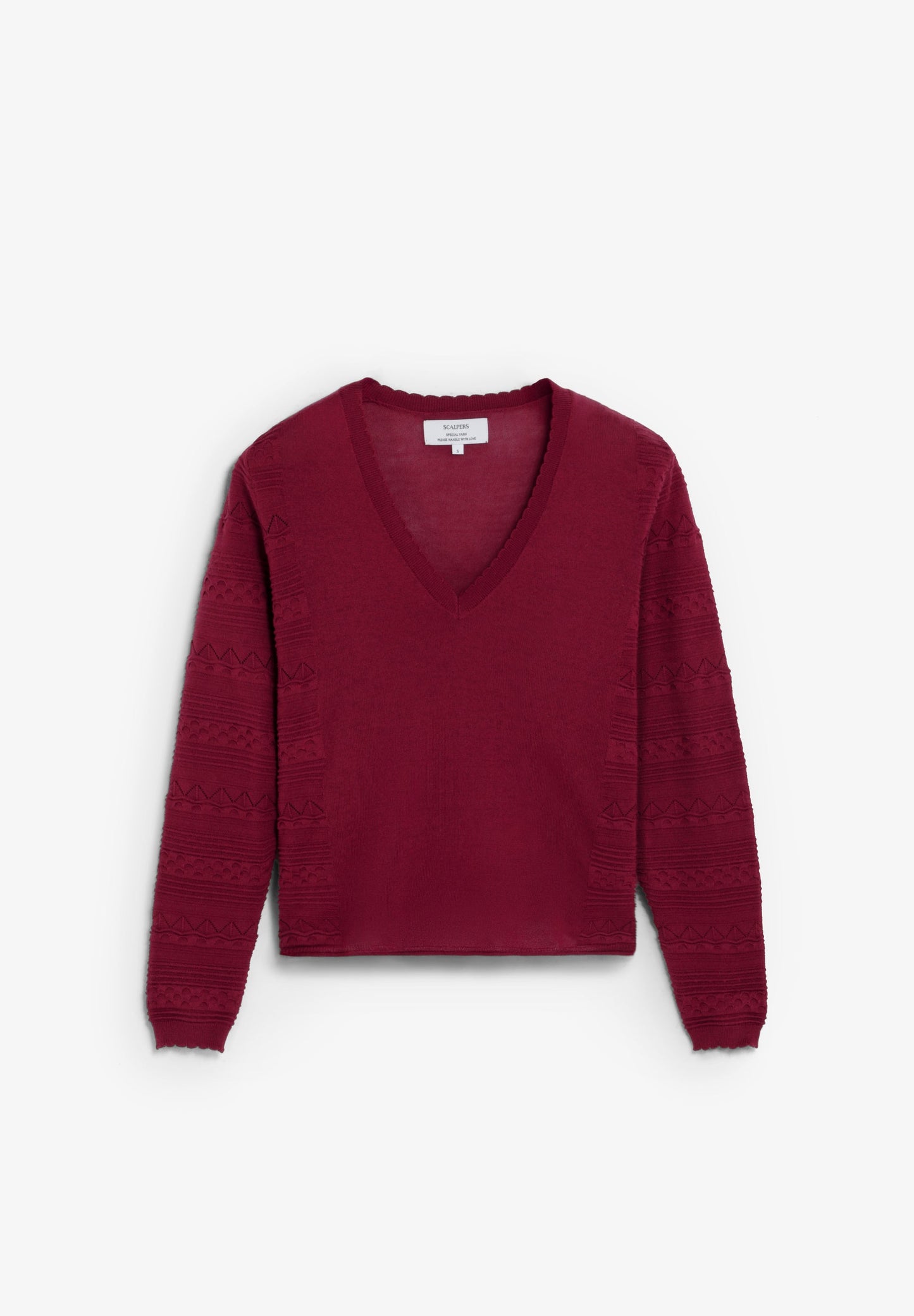 KNIT V-NECK SWEATER