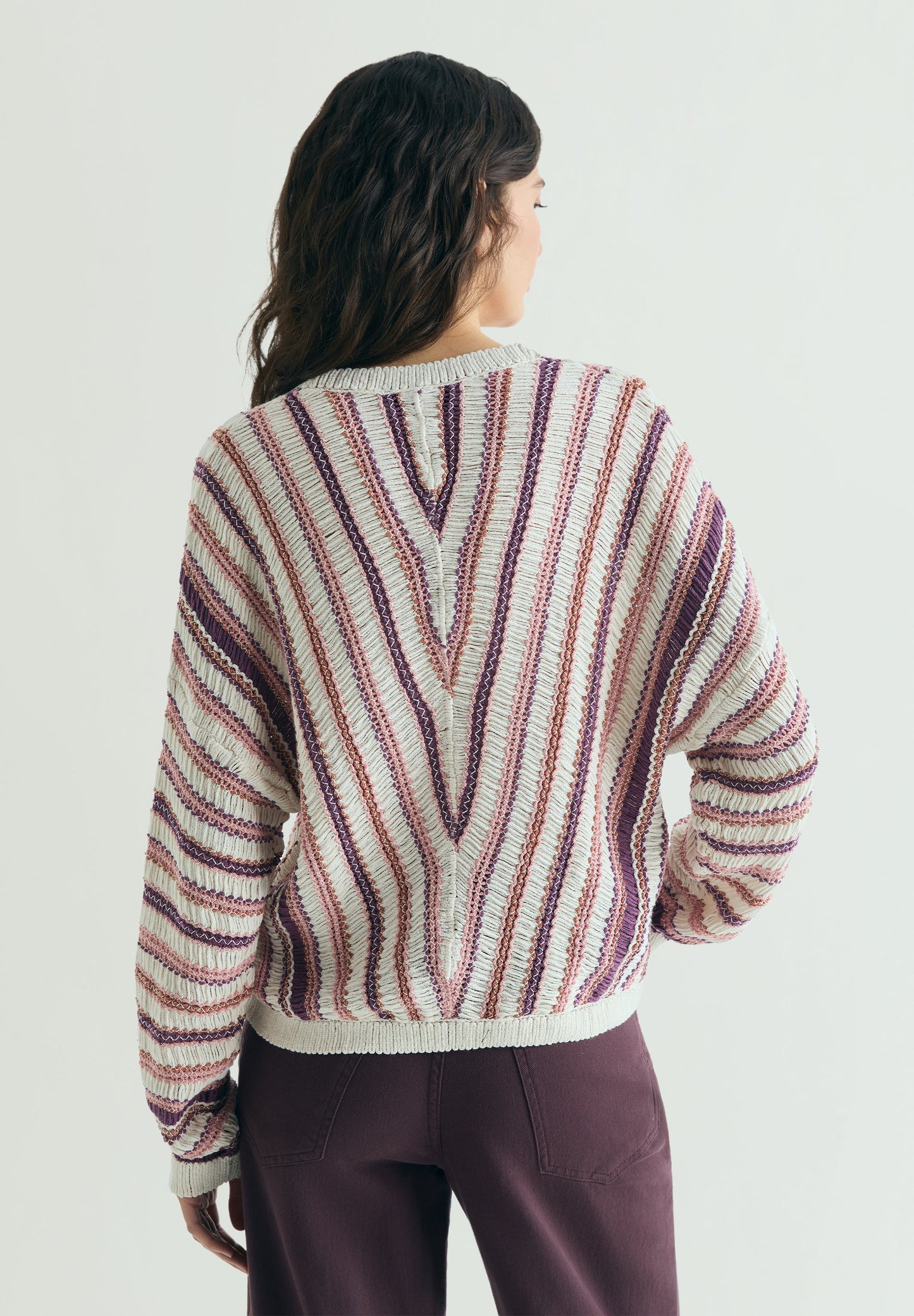 MAGLIA A RIGHE MULTICOLORE