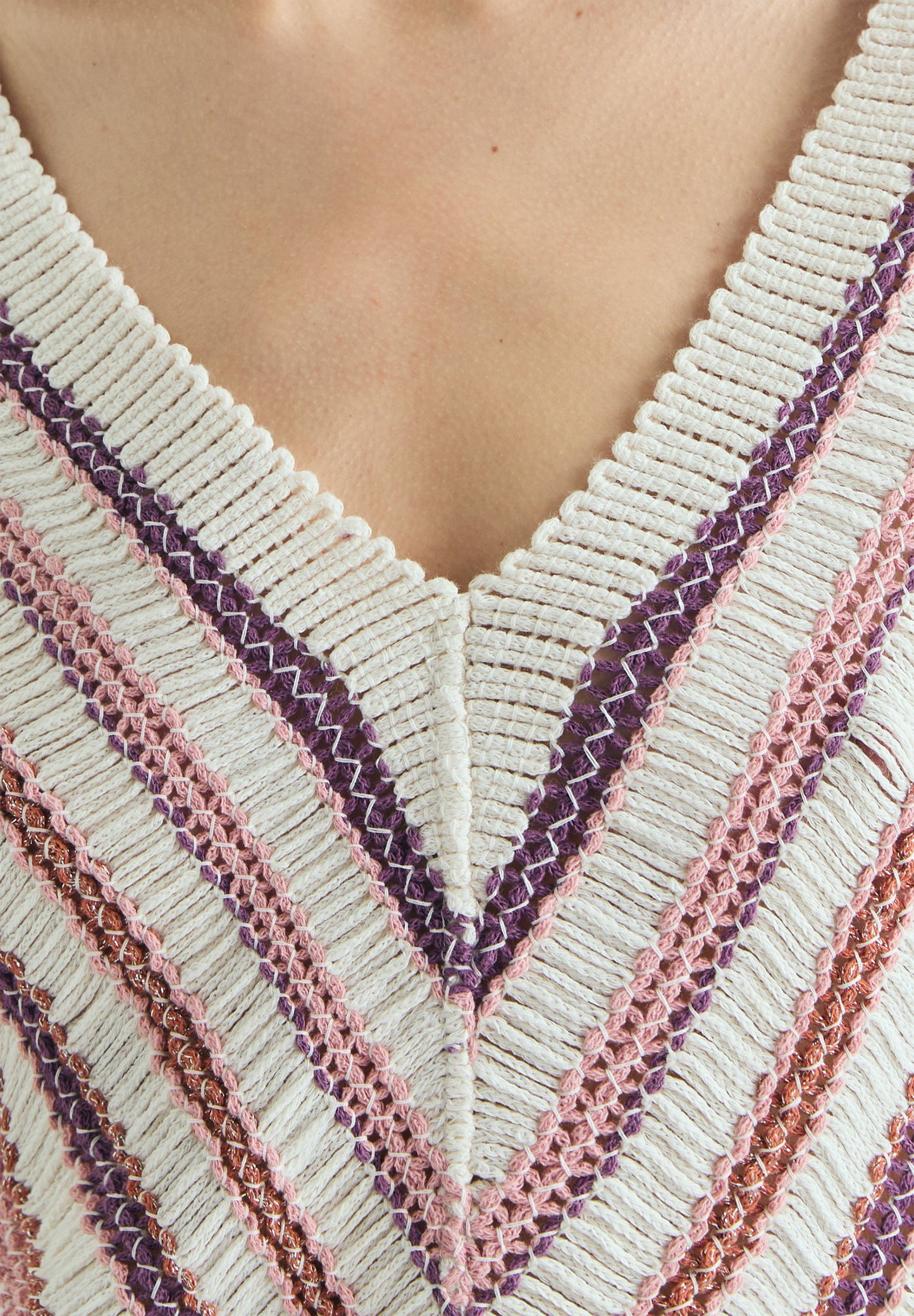 PULL À RAYURES MULTICOLORES