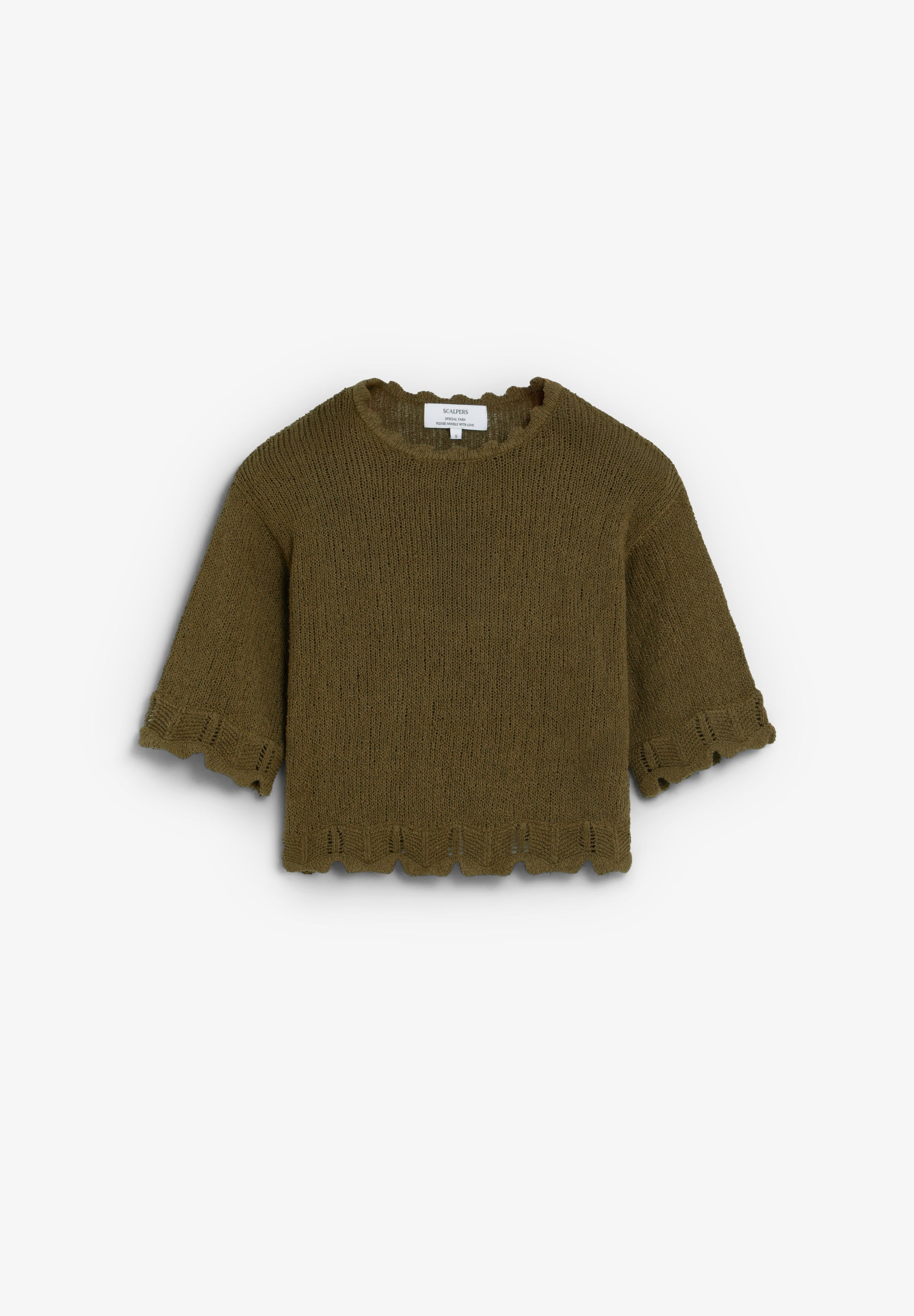 PULL MANCHES COURTES CROP