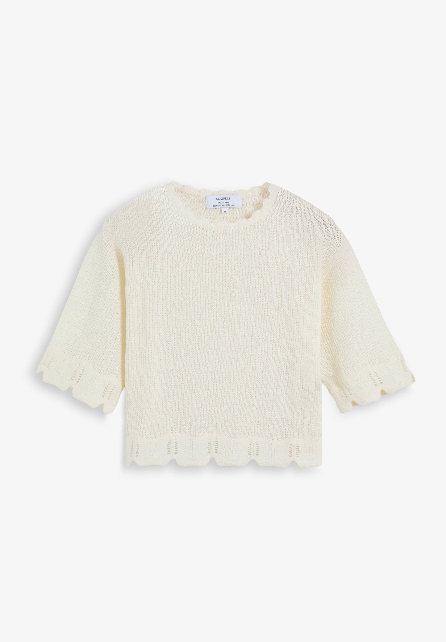 PULL MANCHES COURTES CROP