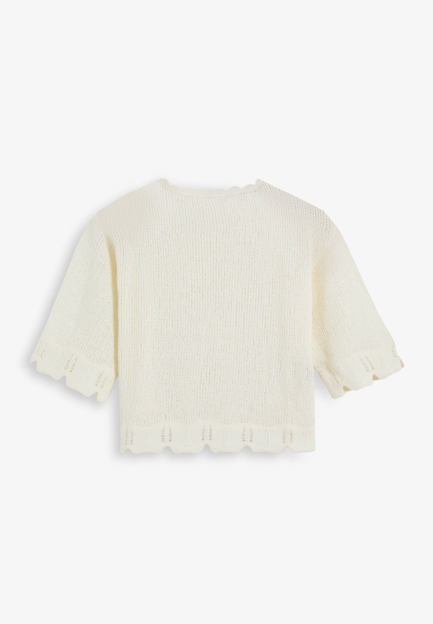 PULL MANCHES COURTES CROP