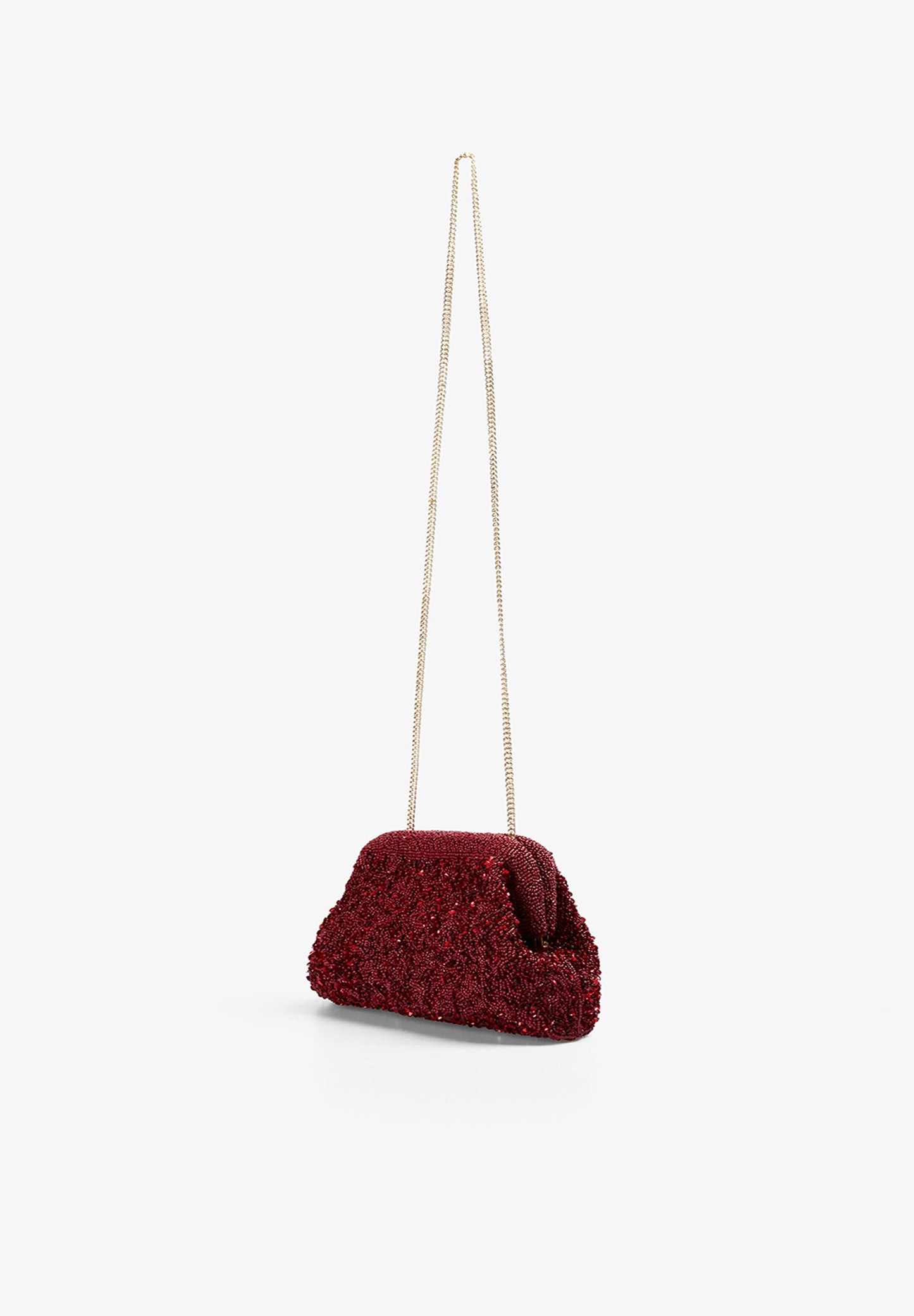 BEADED CLUTCH BAG