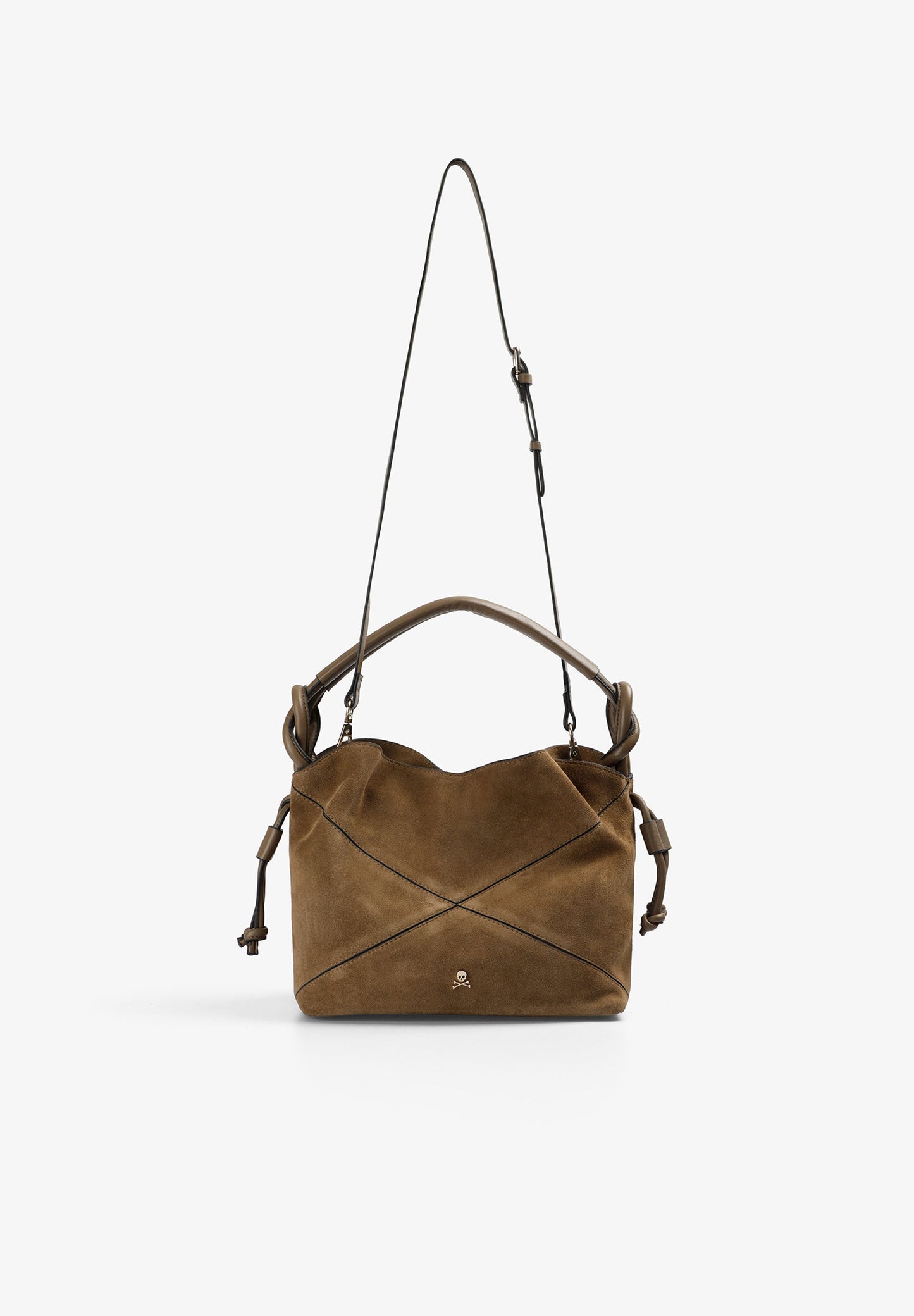LEATHER BUCKET BAG