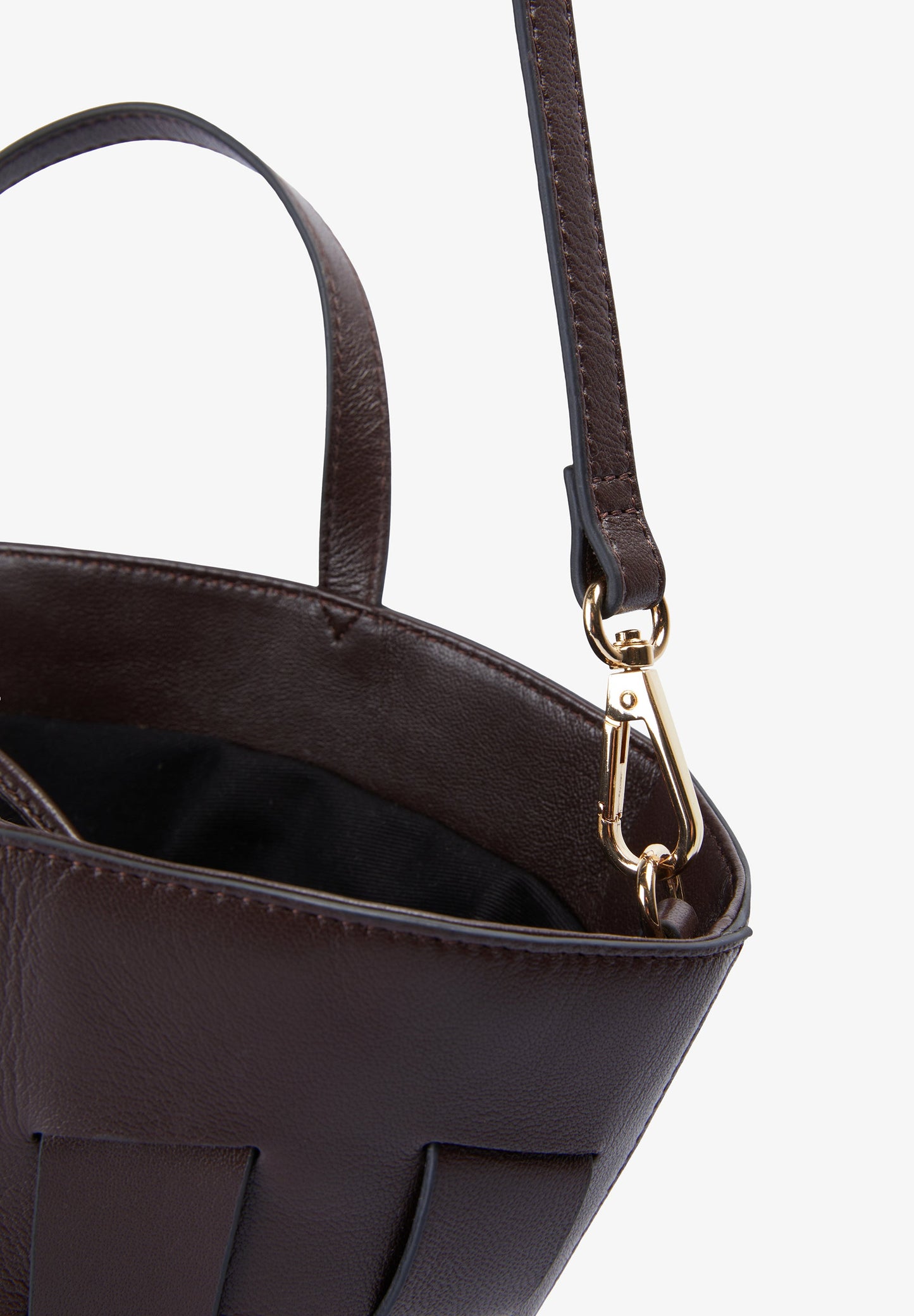 GEOMETRIC LEATHER BAG