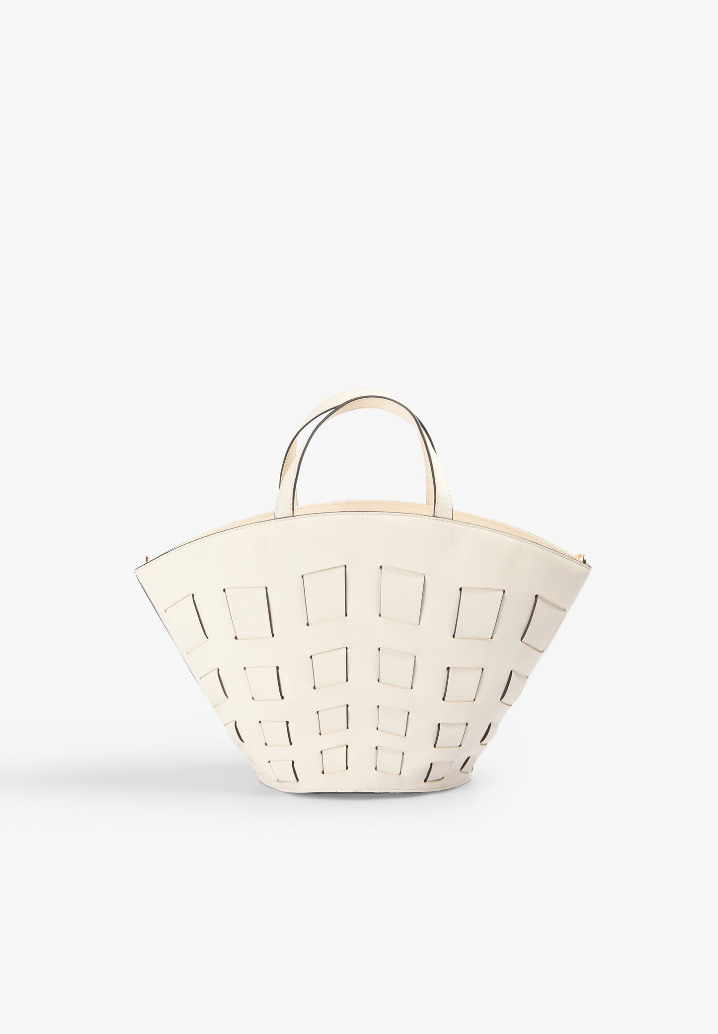 GEOMETRIC LEATHER BAG