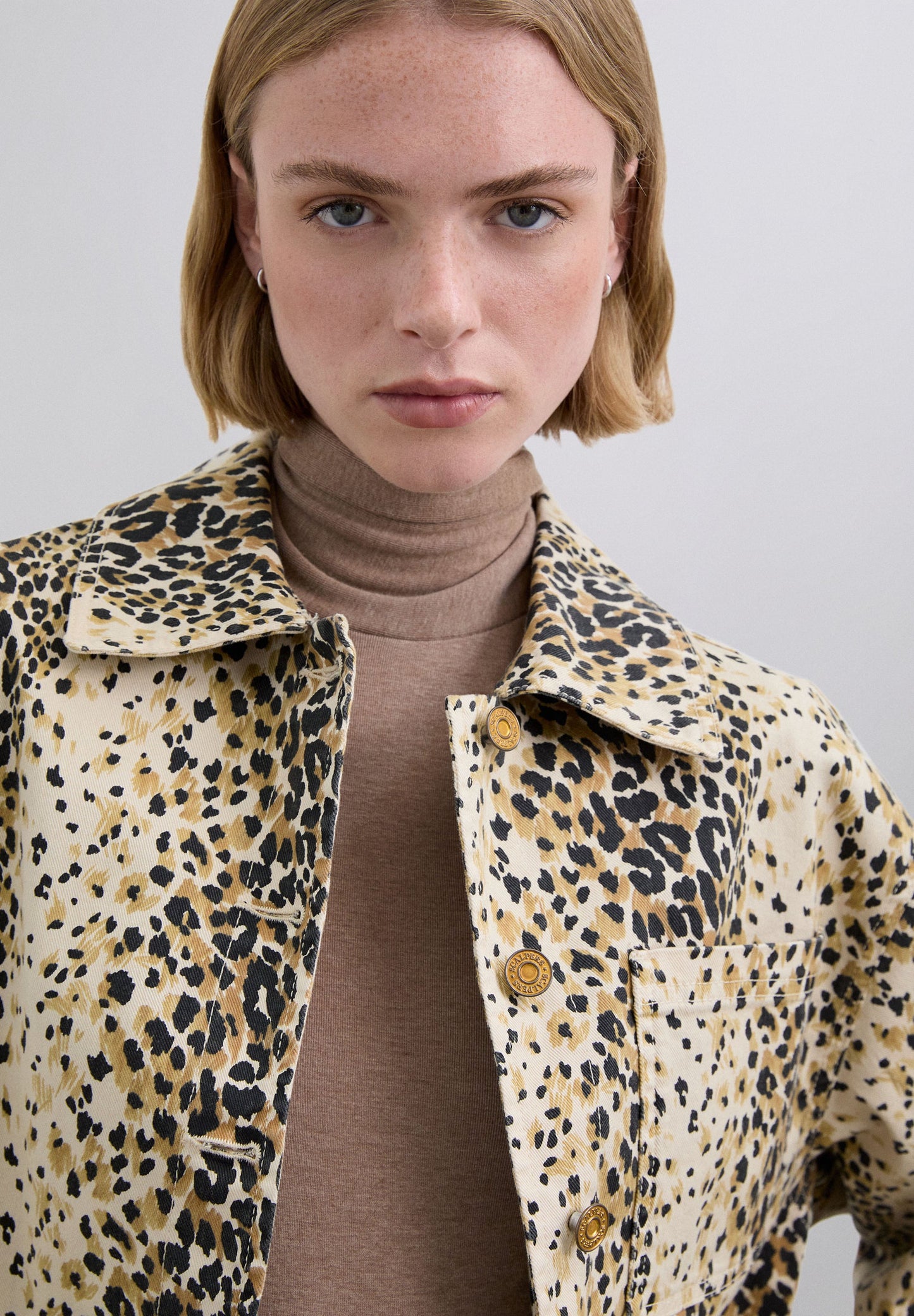 SCANICASI PRINT DENIM SHIRT