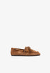 HALBSCHUHE AUS WILDLEDER MT PERLEN