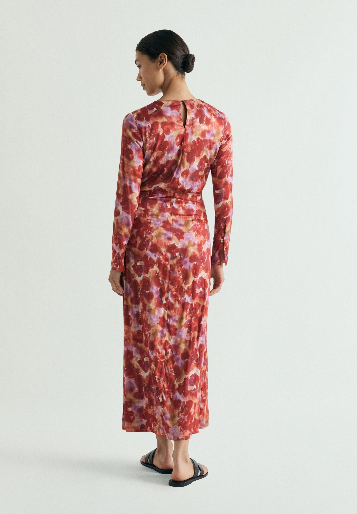 ROBE TIE-DYE FENTES