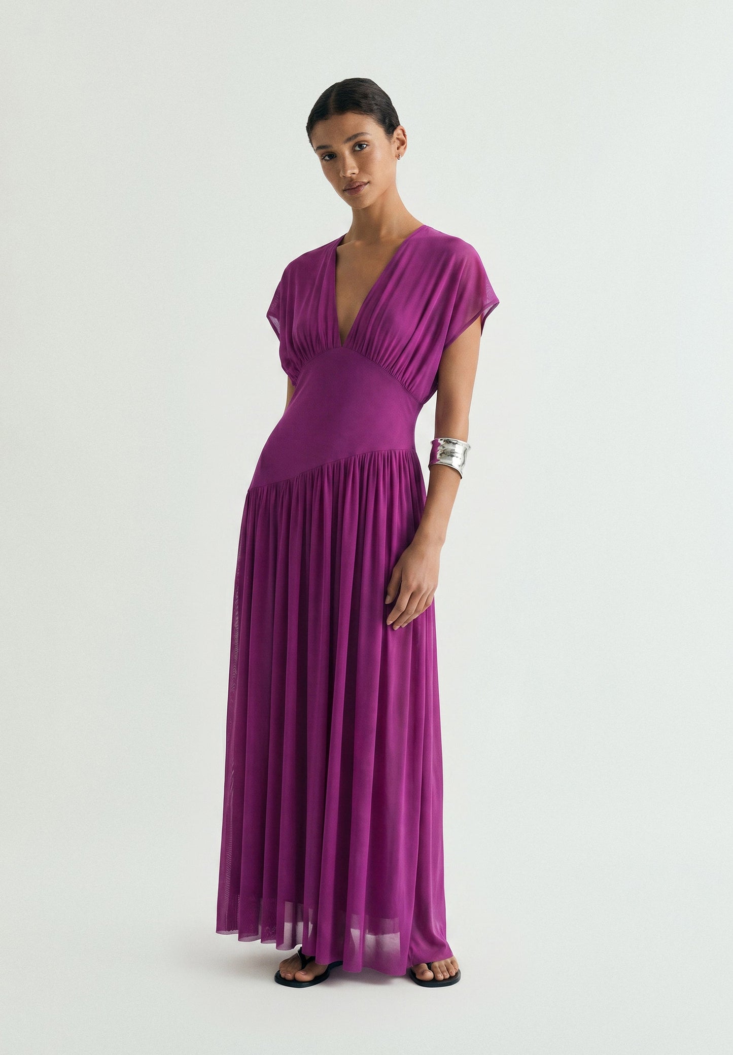 MAXI CHIFFON DRESS