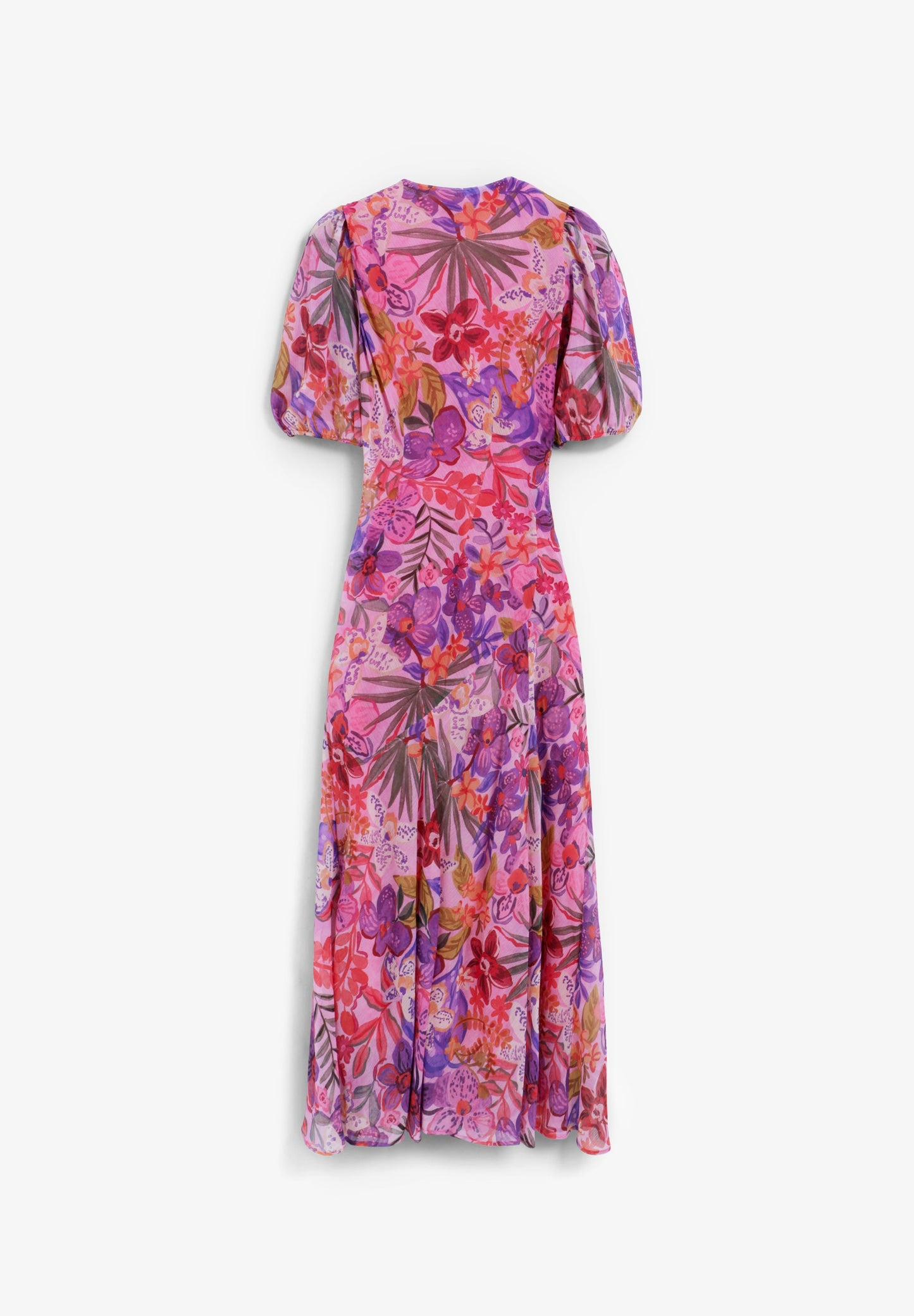 MAXIKLEID MIT BLUMENDRUCK
