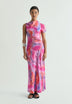 SATIN ASYMMETRIC DRESS