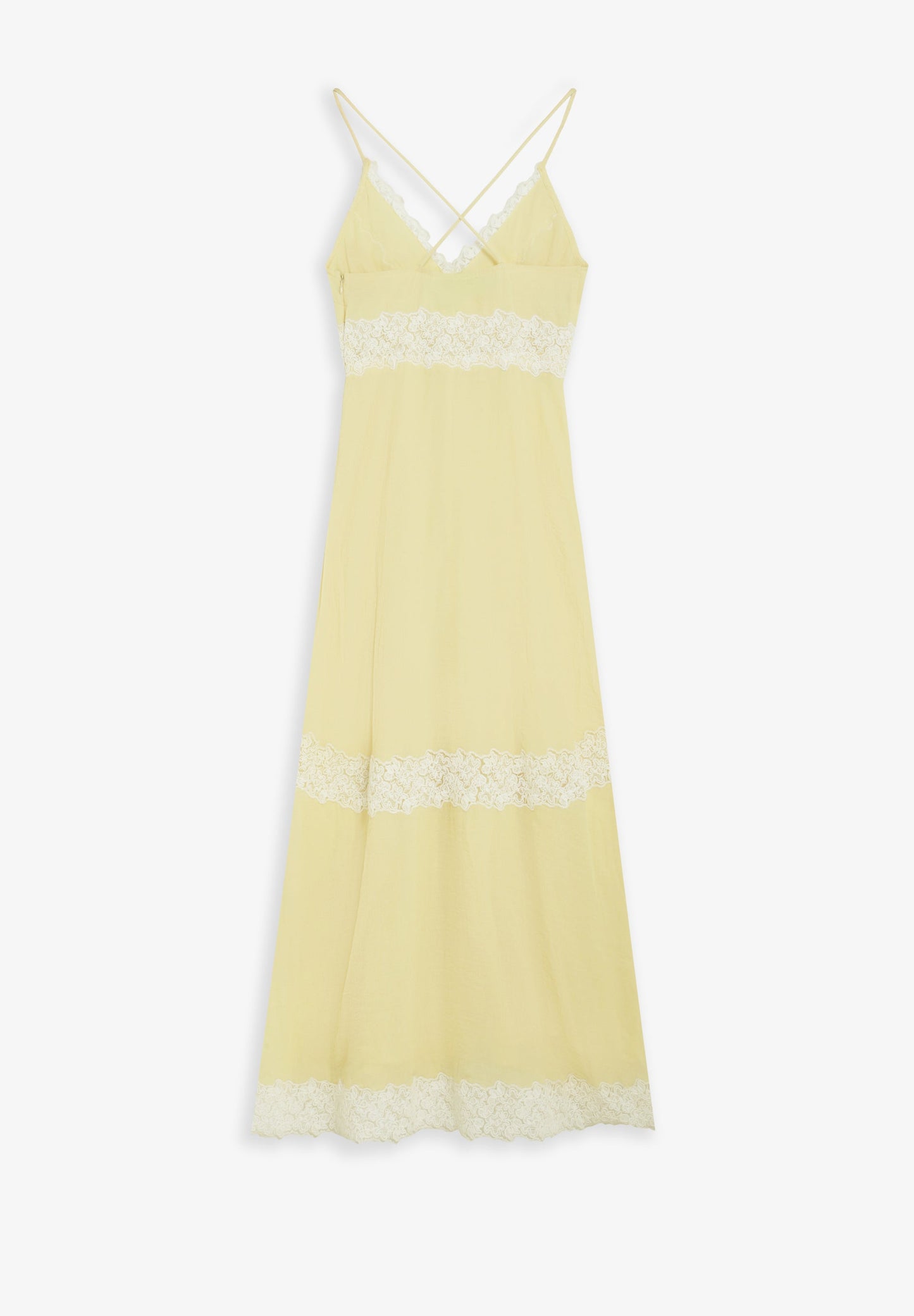 KLEID IN LINGERIE-OPTIK MIT SPITZENDETAIL
