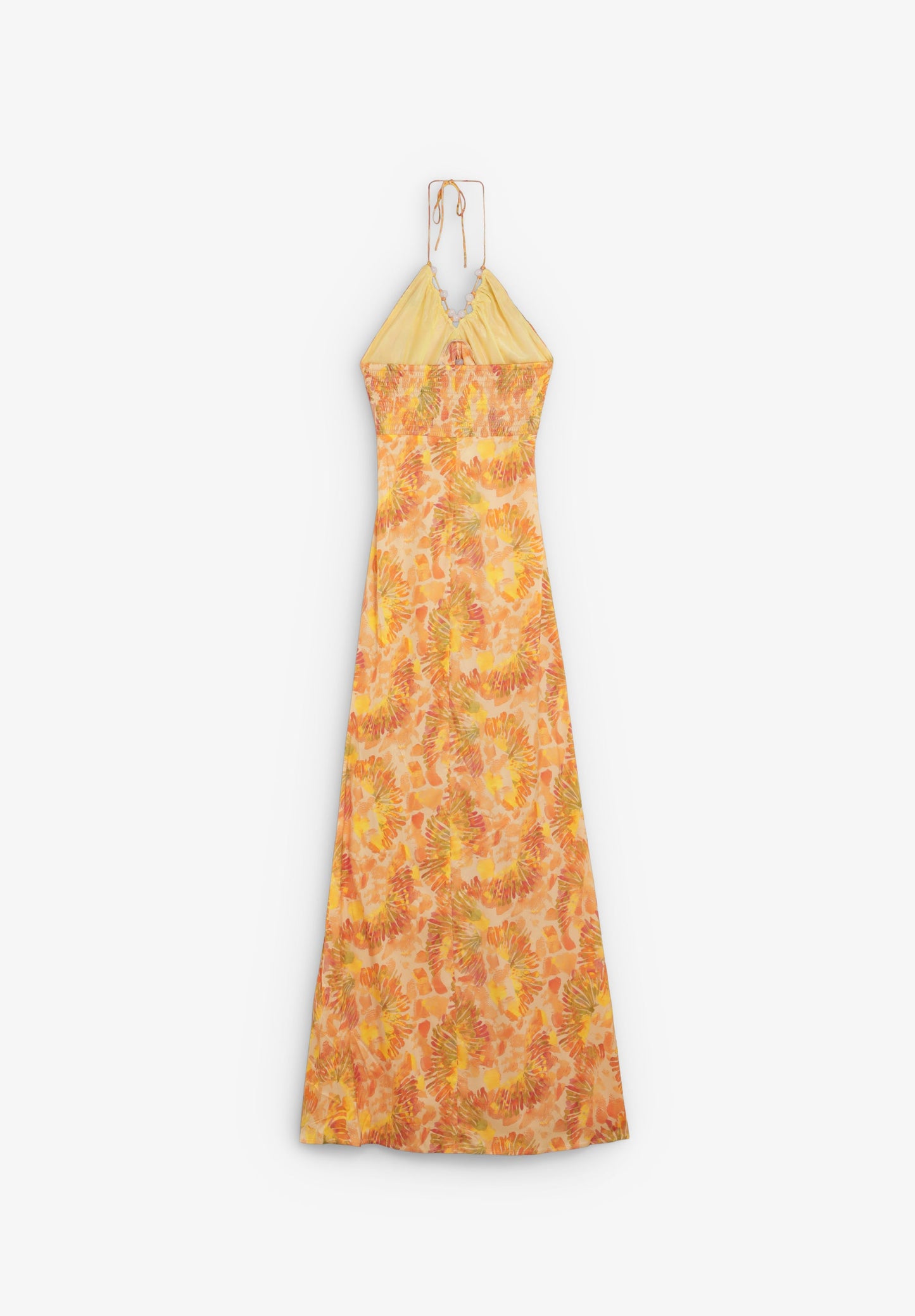 ROBE MAXI ENCOLURE AMÉRICAINE