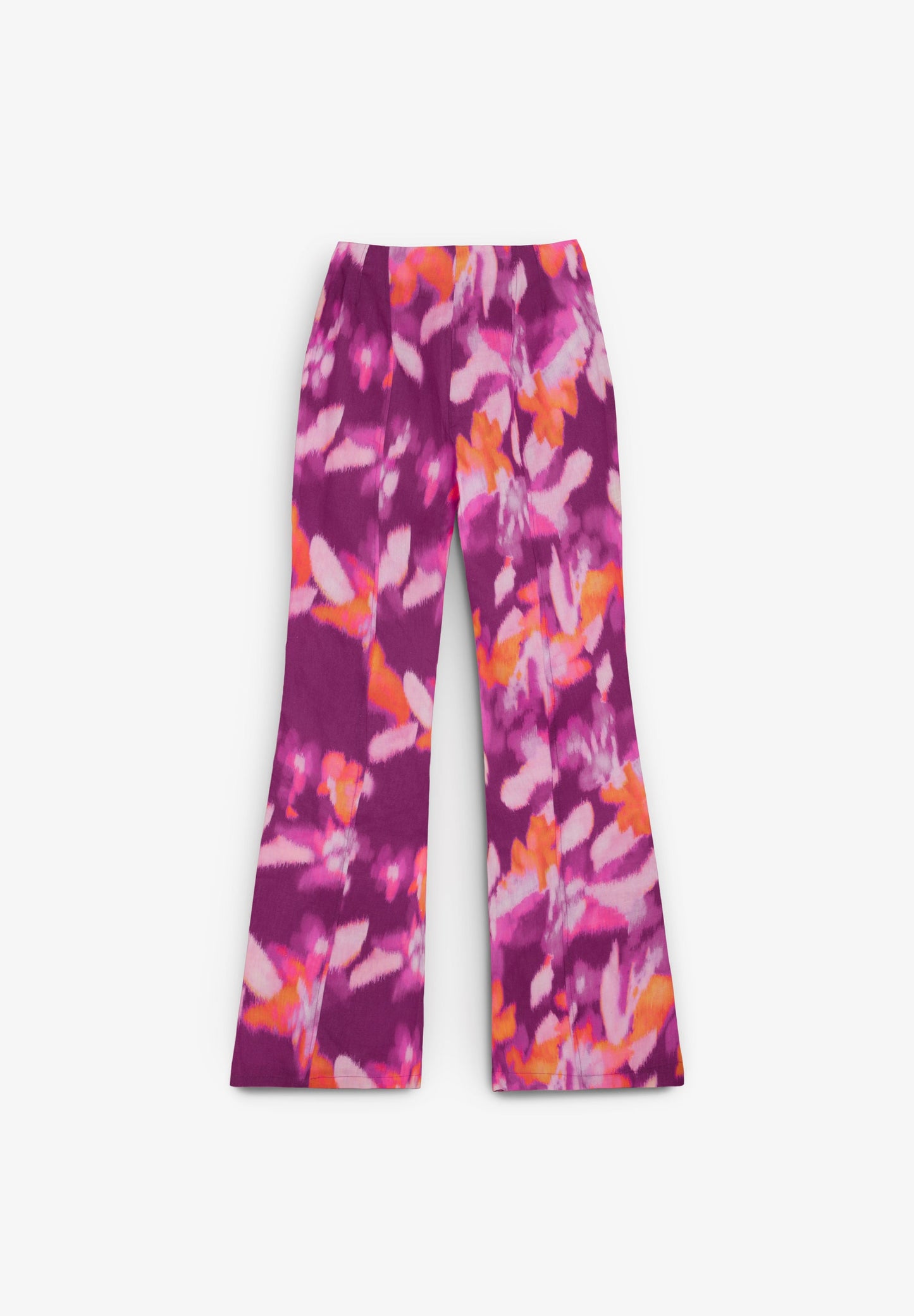 BOOTCUT LINEN TROUSERS