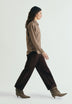 JEANS WITH HEM DETAIL