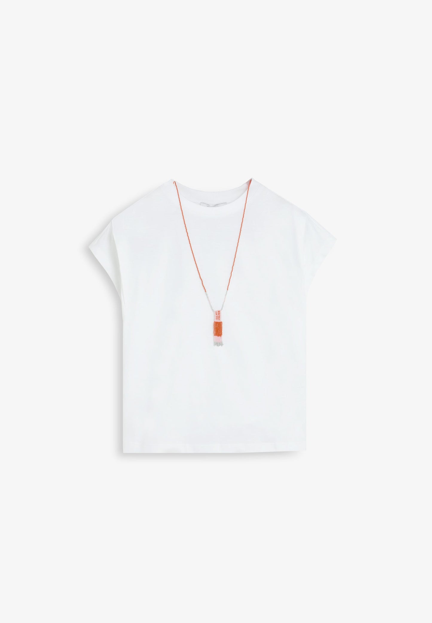 SHORT SLEEVE T-SHIRT WITH PENDANT