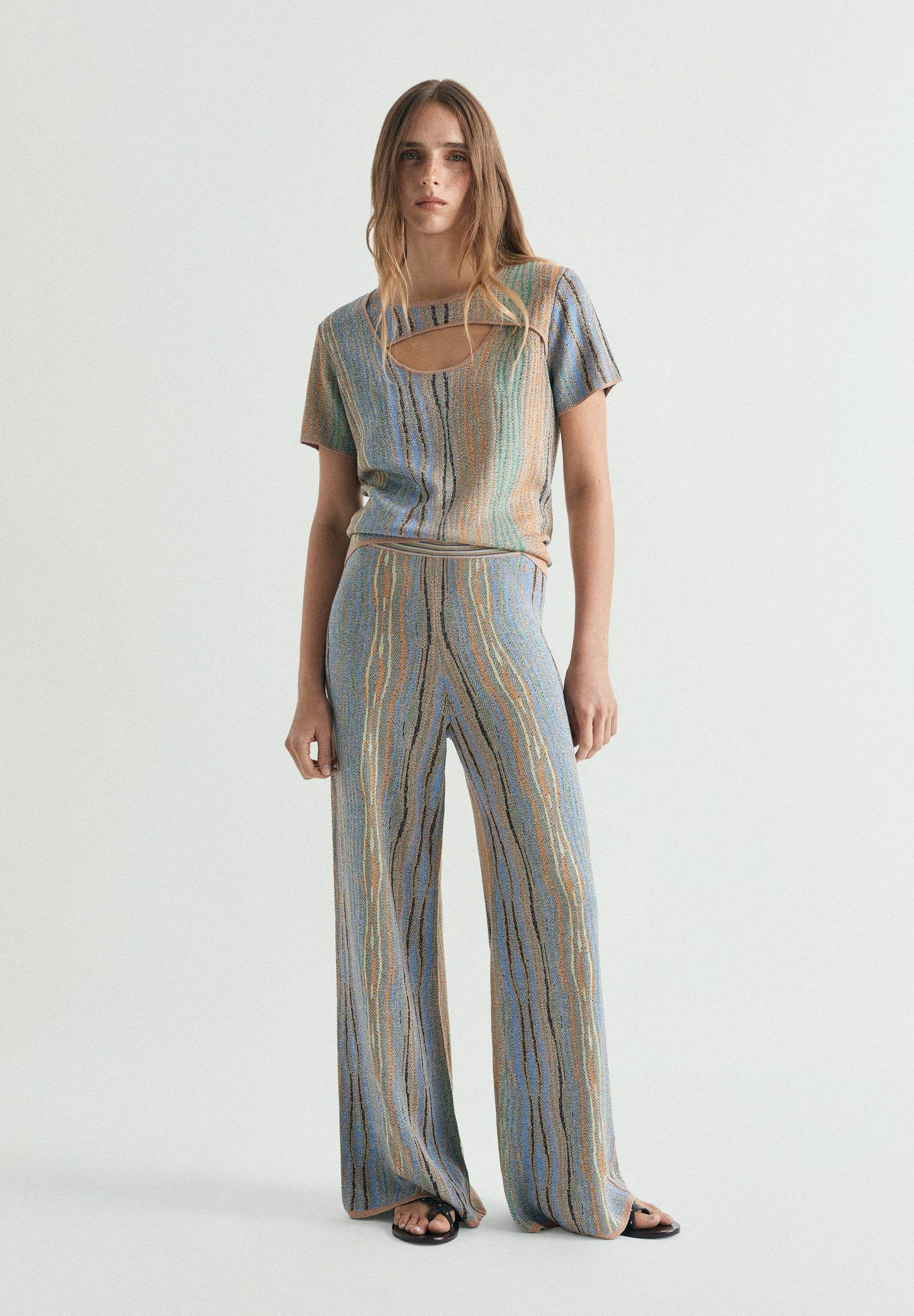 TOP ASYMÉTRIQUE MULTICOLORE