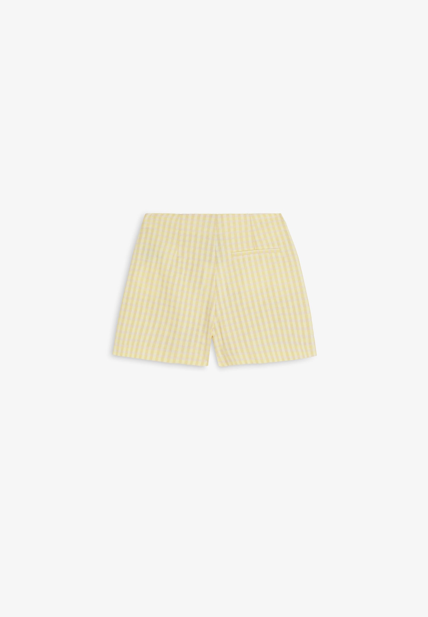 GINGHAM SKORT WITH BUTTONS