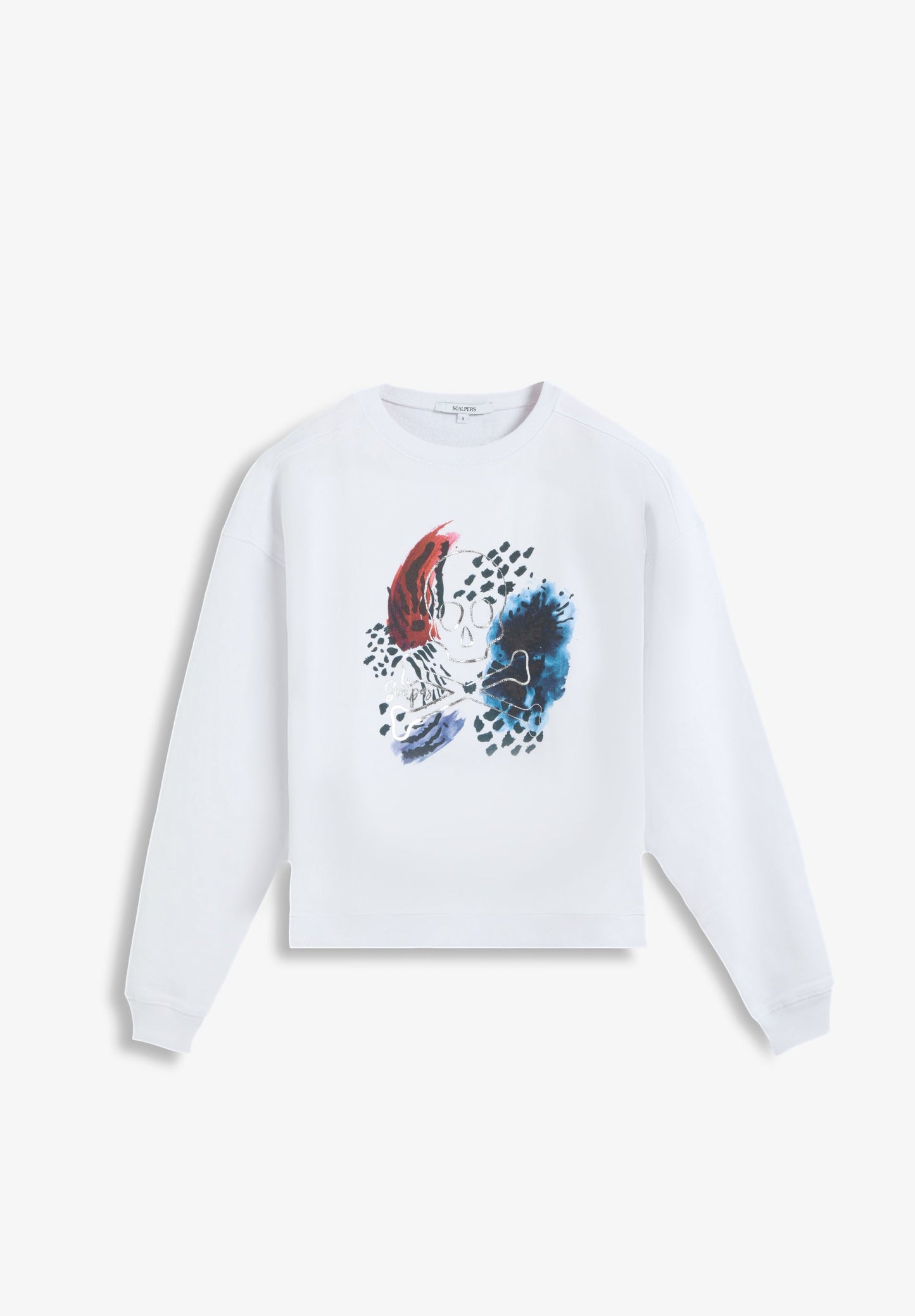 PRINTED SKULL SWEATSHIRT