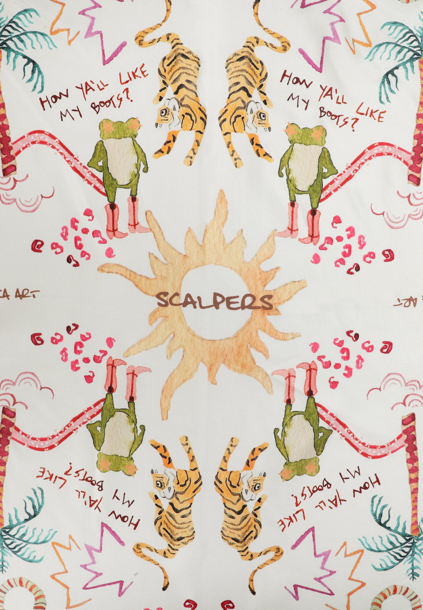 FOULARD IMPRIMÉ 100 % SOIE