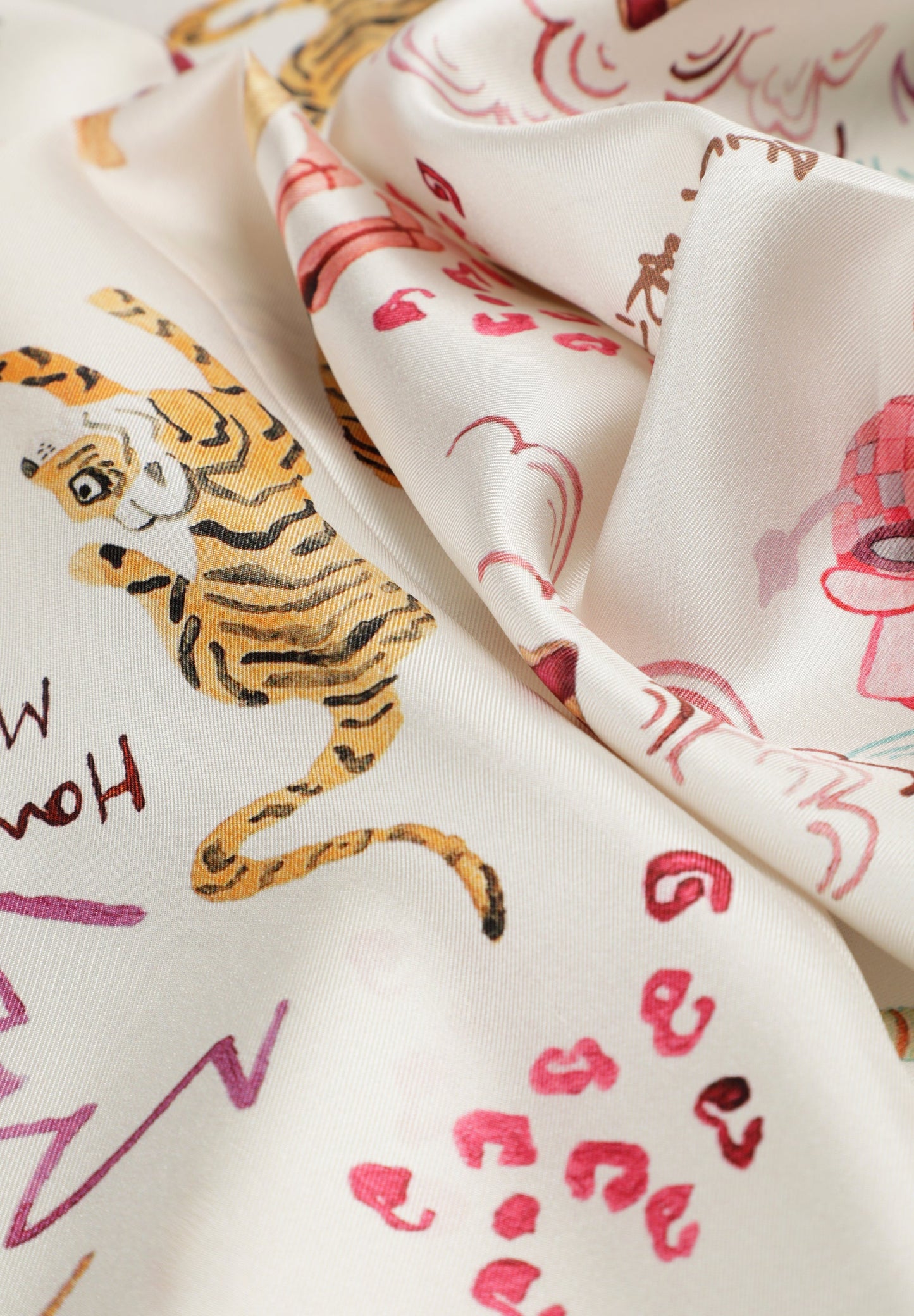 FOULARD IMPRIMÉ 100 % SOIE