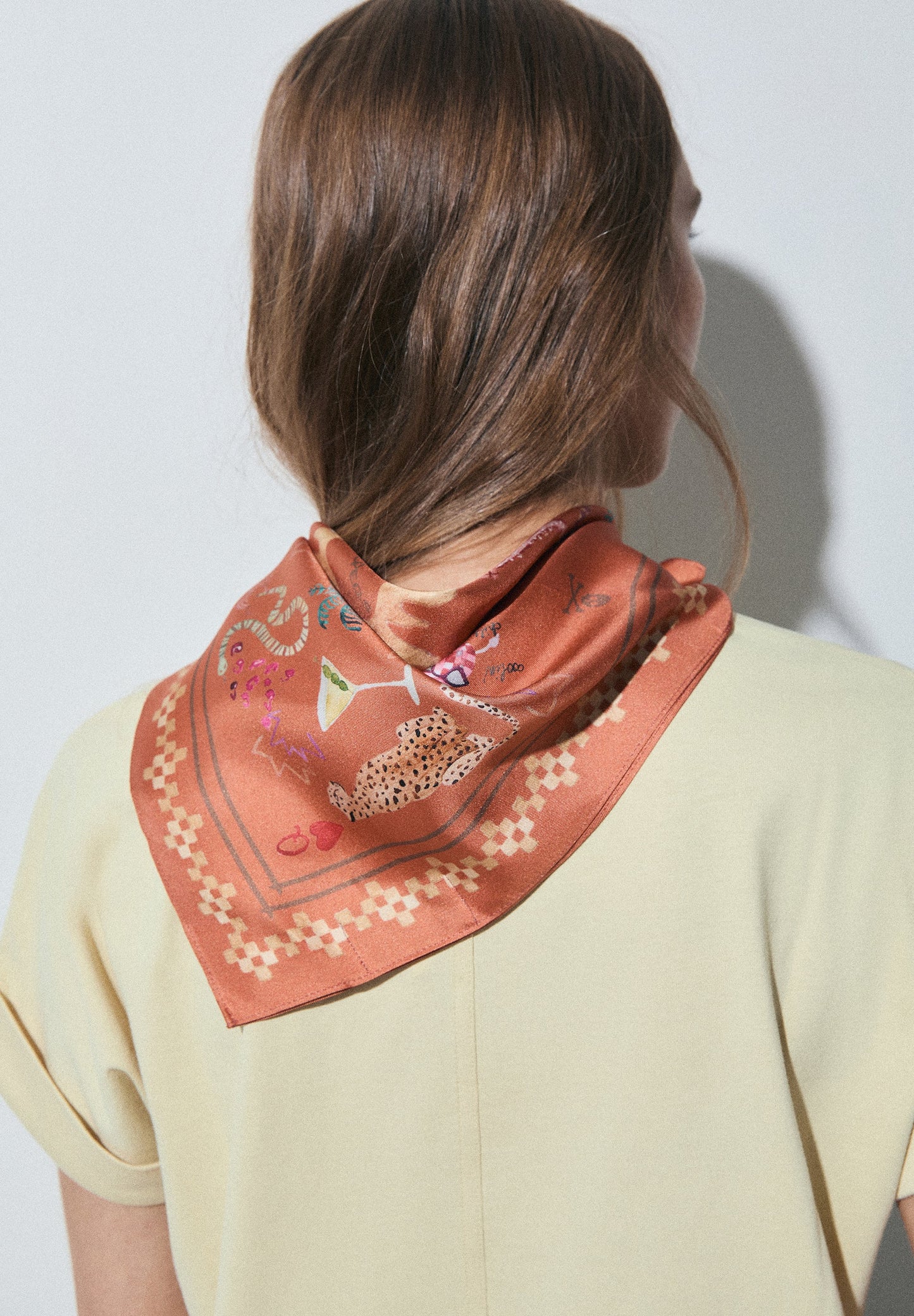 100% SILK PRINTED HANDKERCHIEF