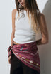 FOULARD STAMPATO 100% SETA