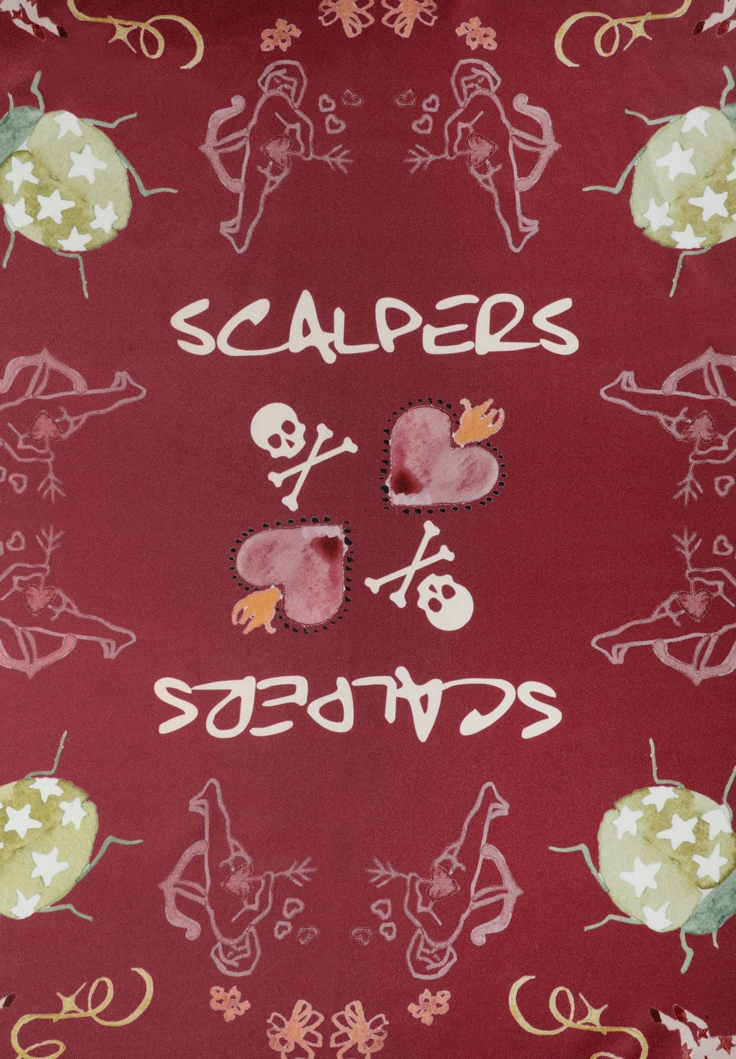 FOULARD STAMPATO 100% SETA