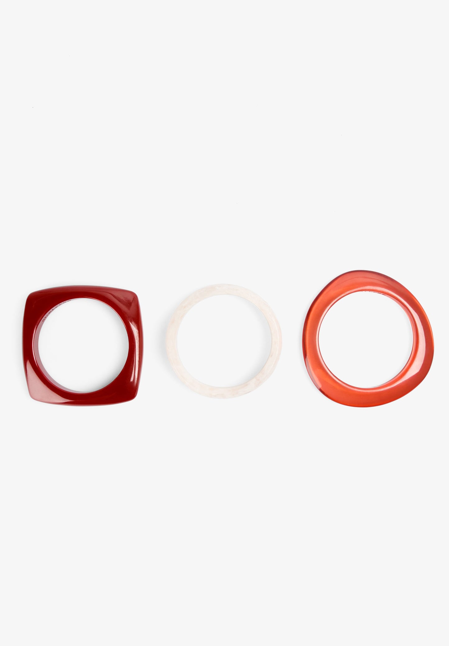 KOMBINIERTES ARMBAND-SET AUS HARZ