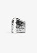 TEXTURED SILVER TONE BRACELET