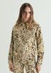 GONNA DENIM STAMPA ANIMALIER
