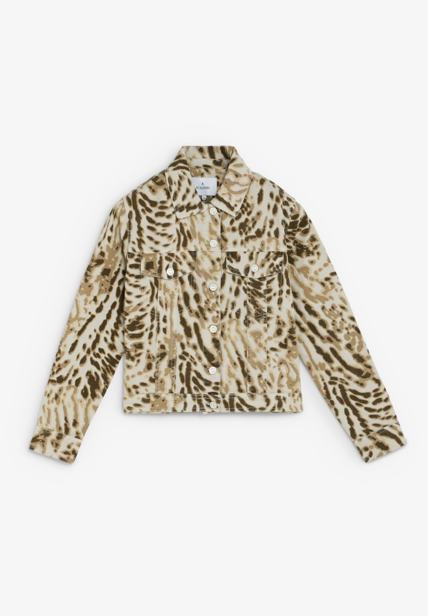 GONNA DENIM STAMPA ANIMALIER