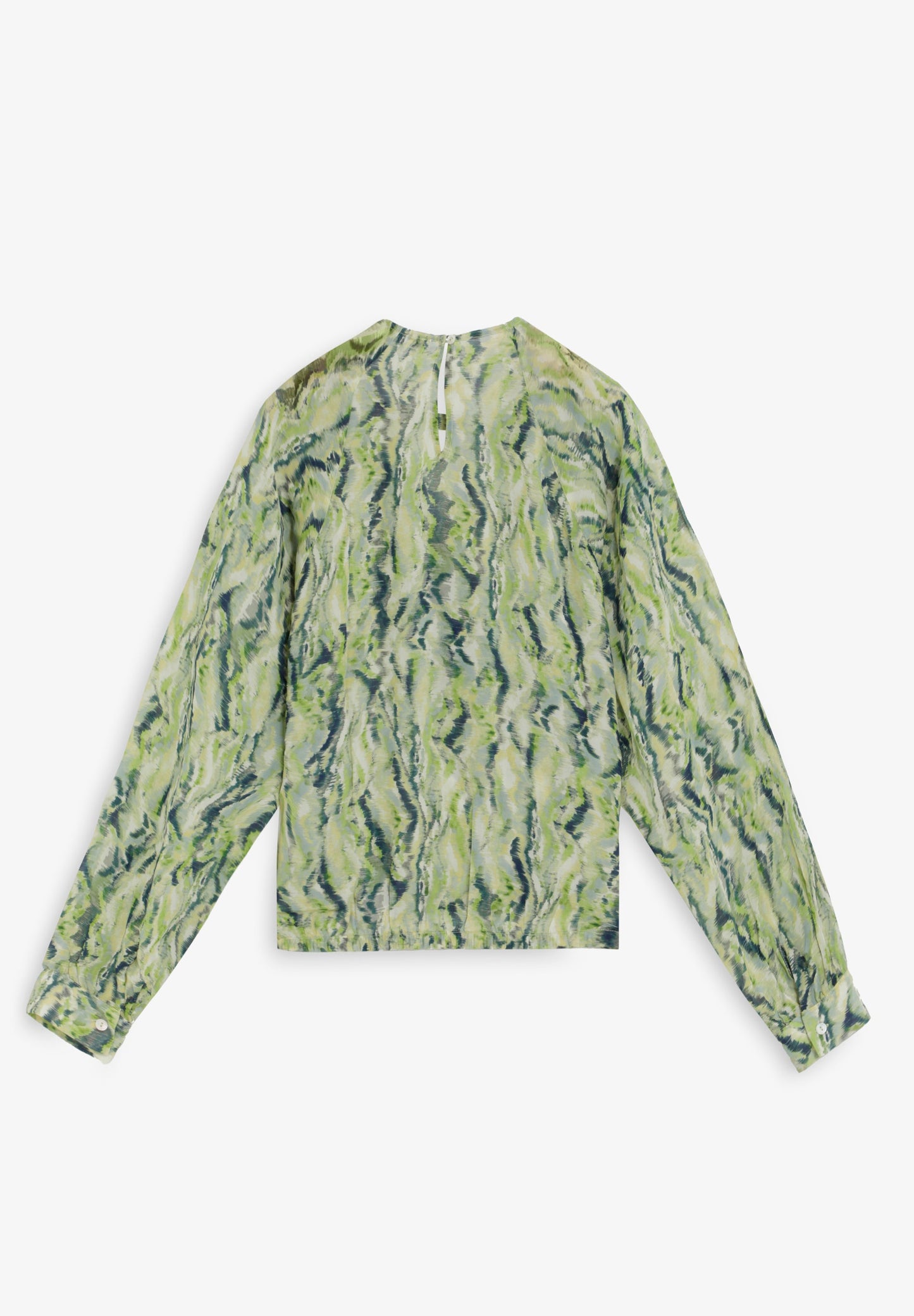 PRINTED FLOWING BLOUSE