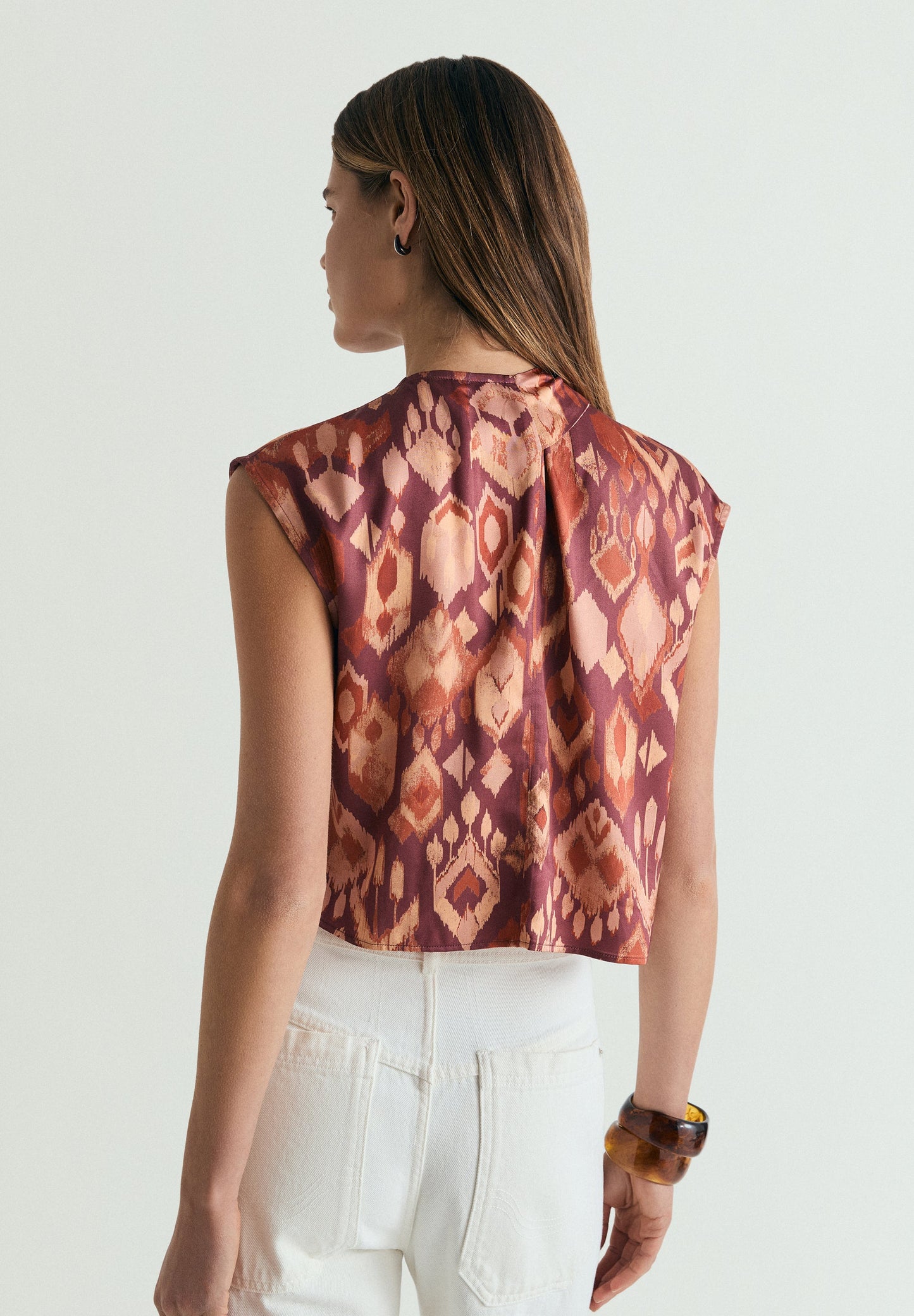 TOP MIT KNOTEN UND PRINT
