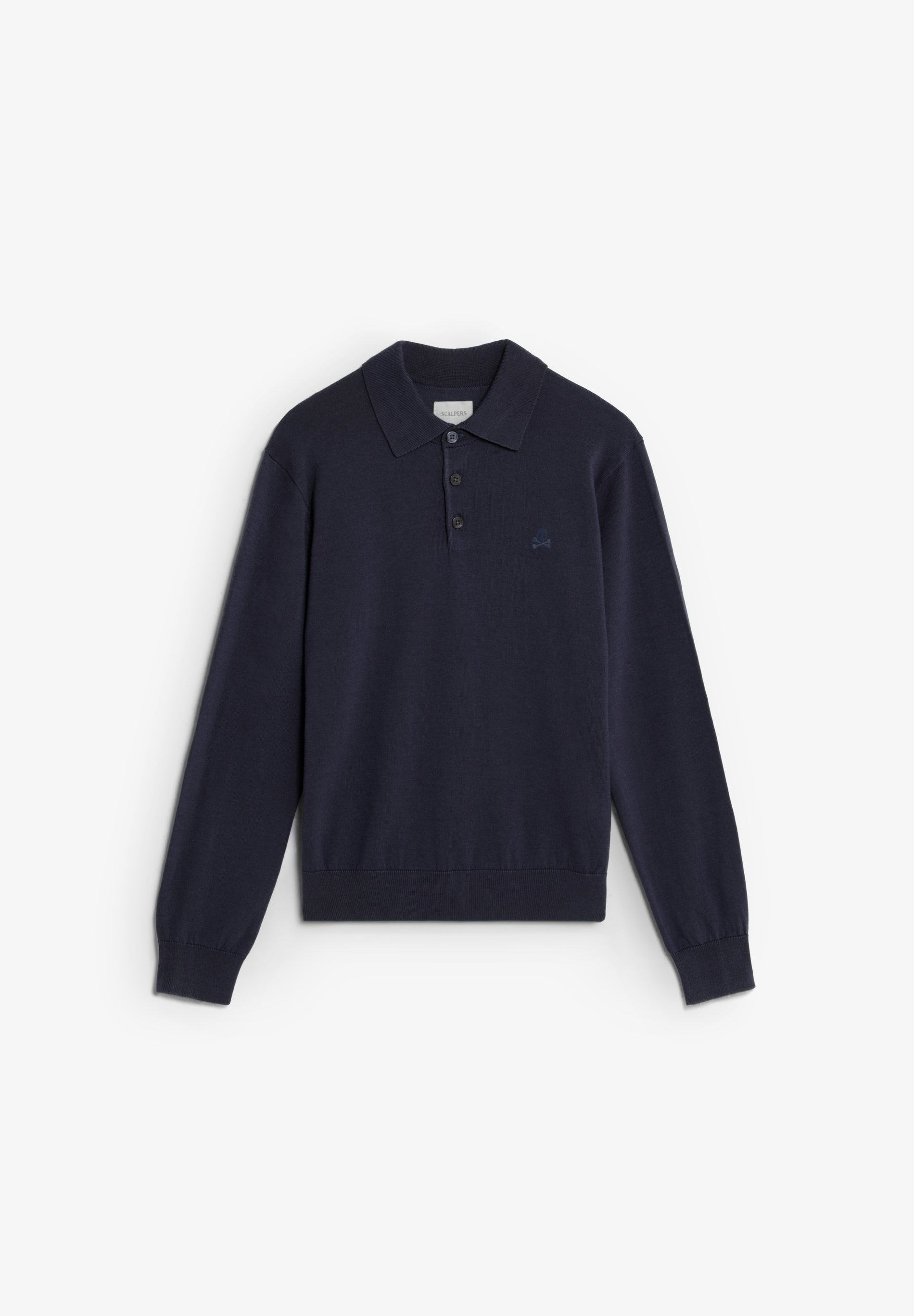 KNIT POLO SWEATER