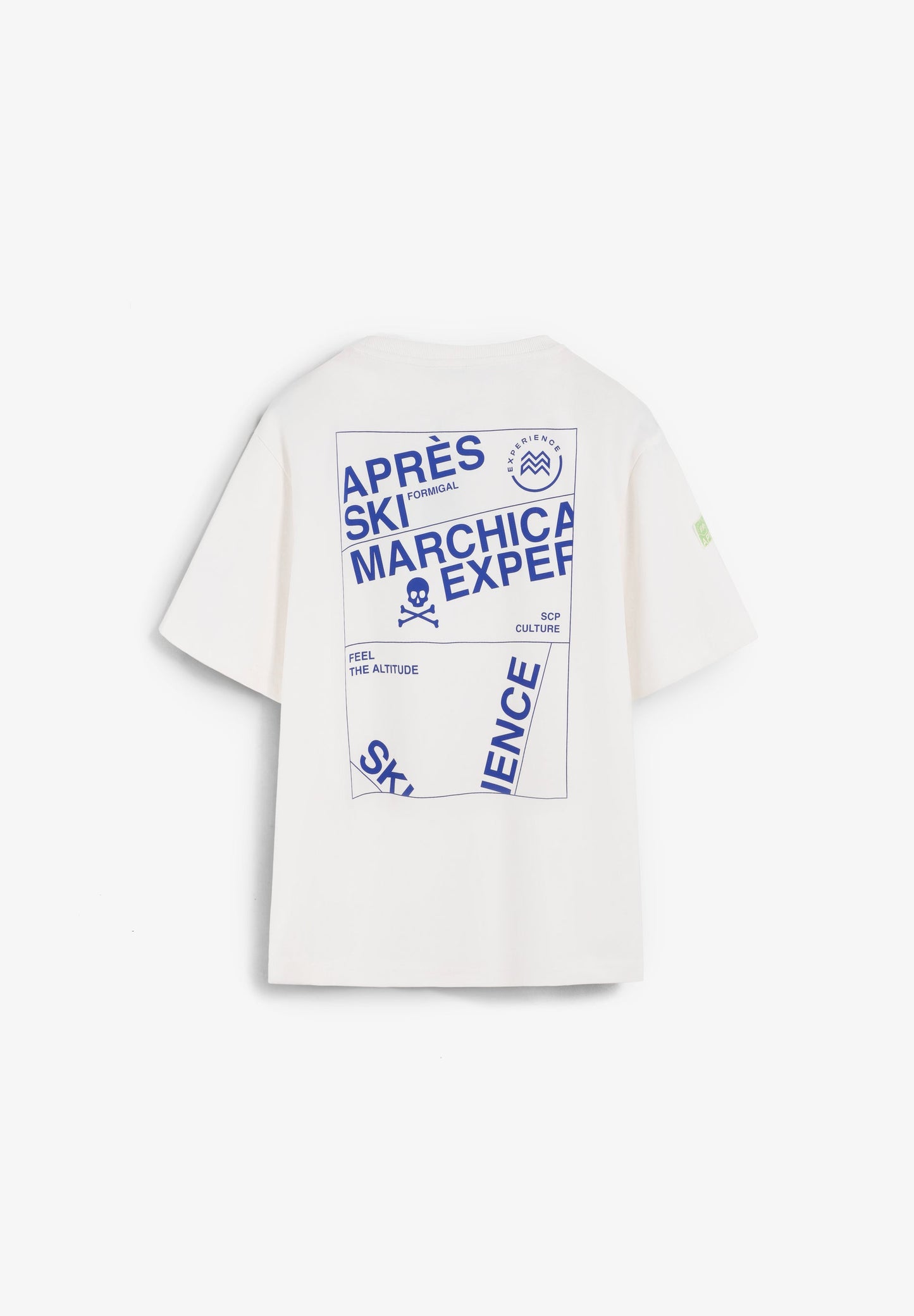 T-SHIRT MARCHICA & SCALPERS MIT PRINT
