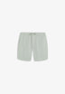 PLAIN LINEN BERMUDA SHORTS