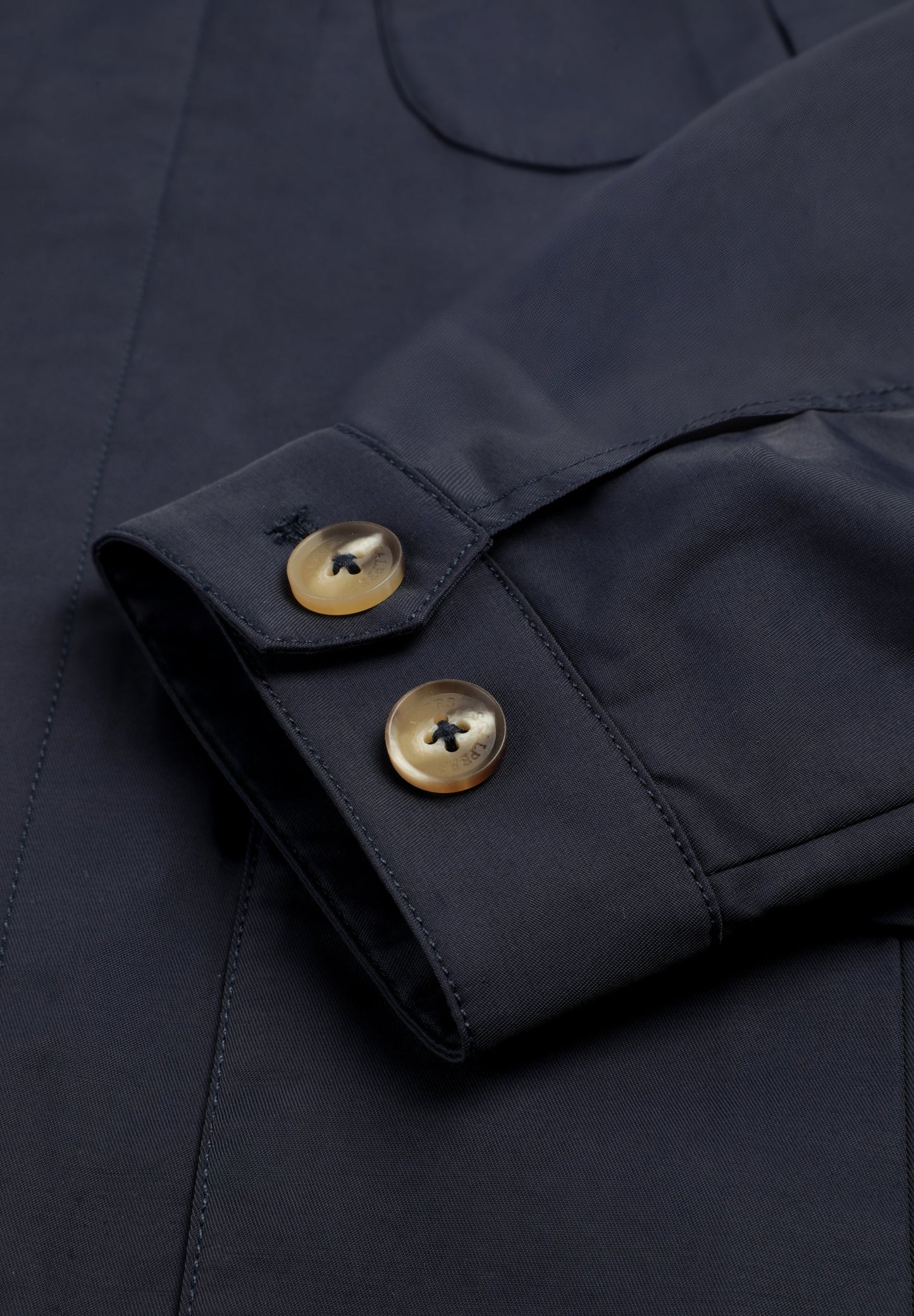 MARINEBLAUE MILITÄR-JACKE IM CARDIGAN-STIL