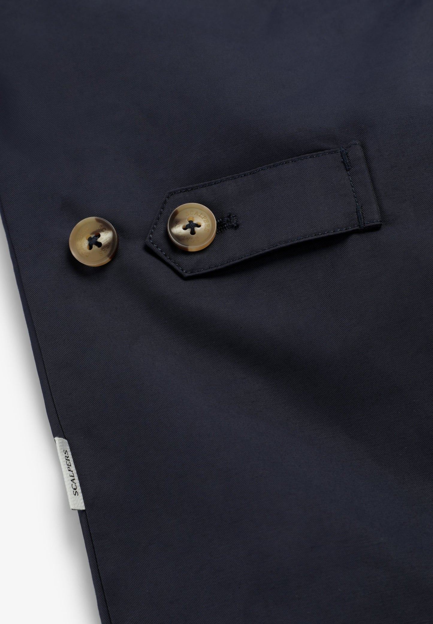 MARINEBLAUE MILITÄR-JACKE IM CARDIGAN-STIL
