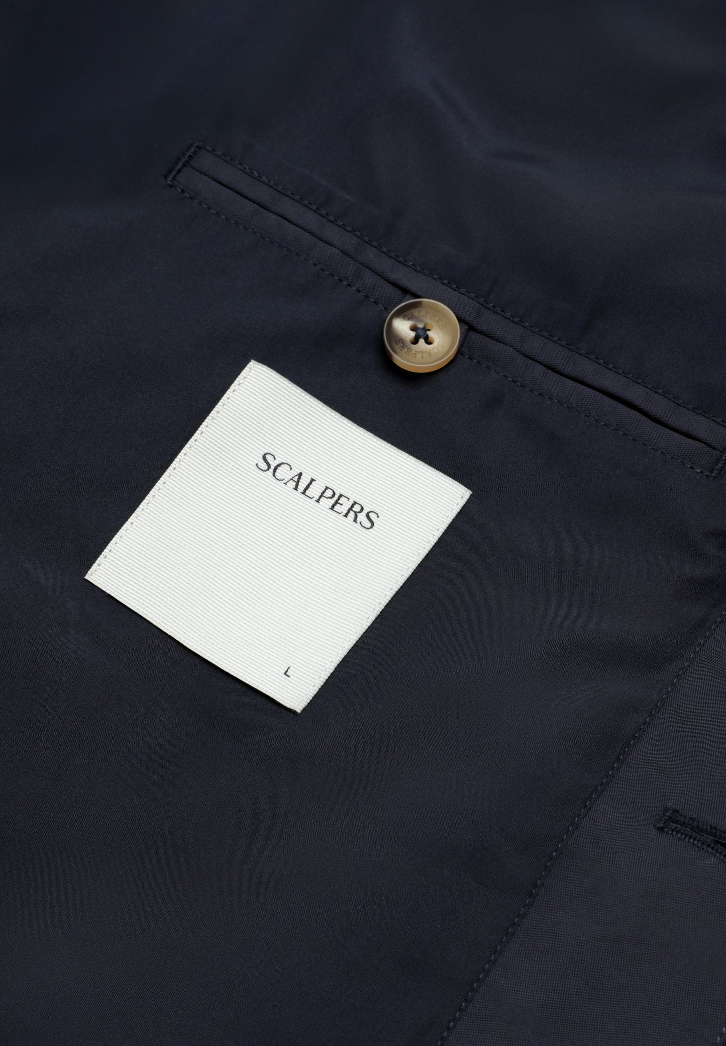 MARINEBLAUE MILITÄR-JACKE IM CARDIGAN-STIL