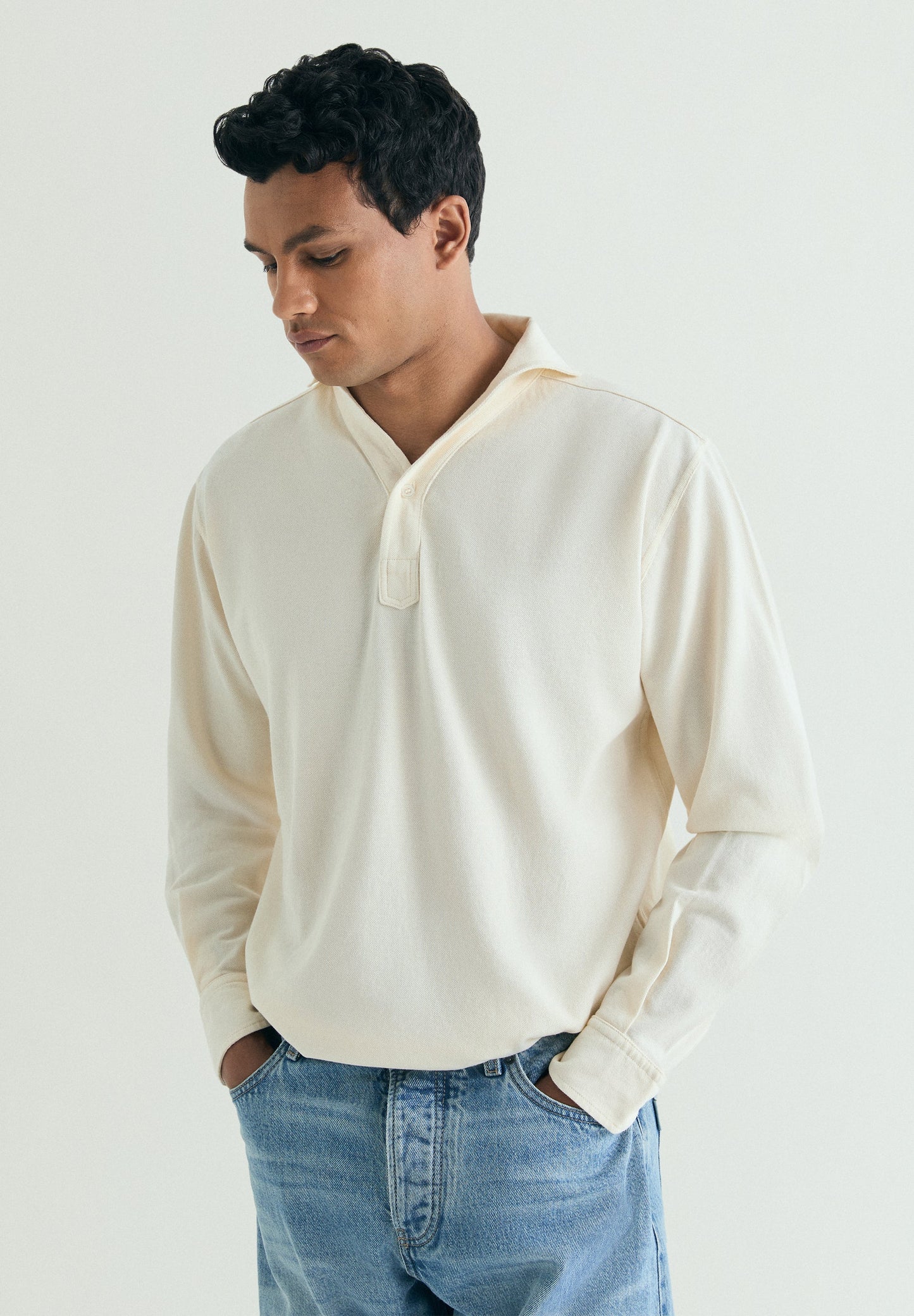 POLO MANICHE LUNGHE COTONE